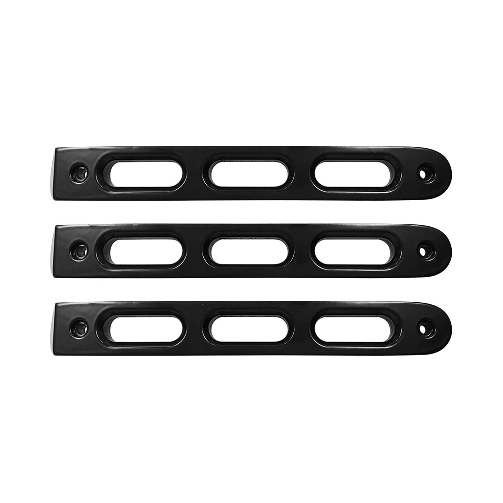 DV8 Offroad Black Slot Door Handle Insert; 3-Pieces D-JP-190026-BK-3