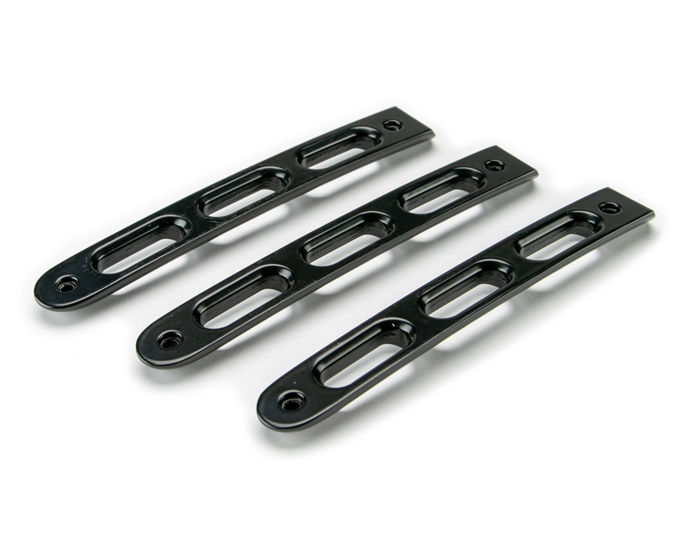 DV8 Offroad Black Slot Door Handle Insert; 3-Pieces D-JP-190026-BK-3