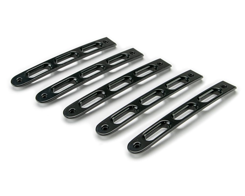 DV8 Offroad Black Slot Door Handle Insert; 5-Pieces D-JP-190026-BK-5