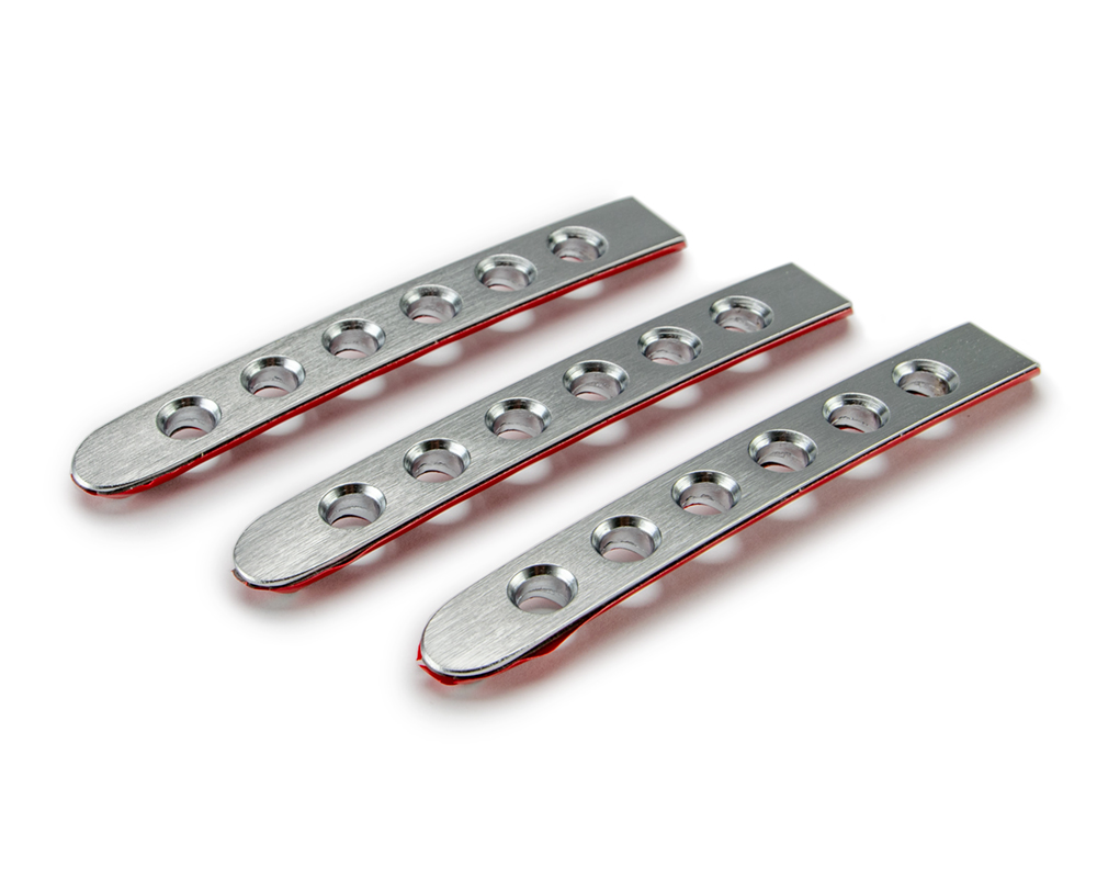 DV8 Offroad Aluminum Door Handle Insert; 3-Pieces D-JP-190059-AL-3