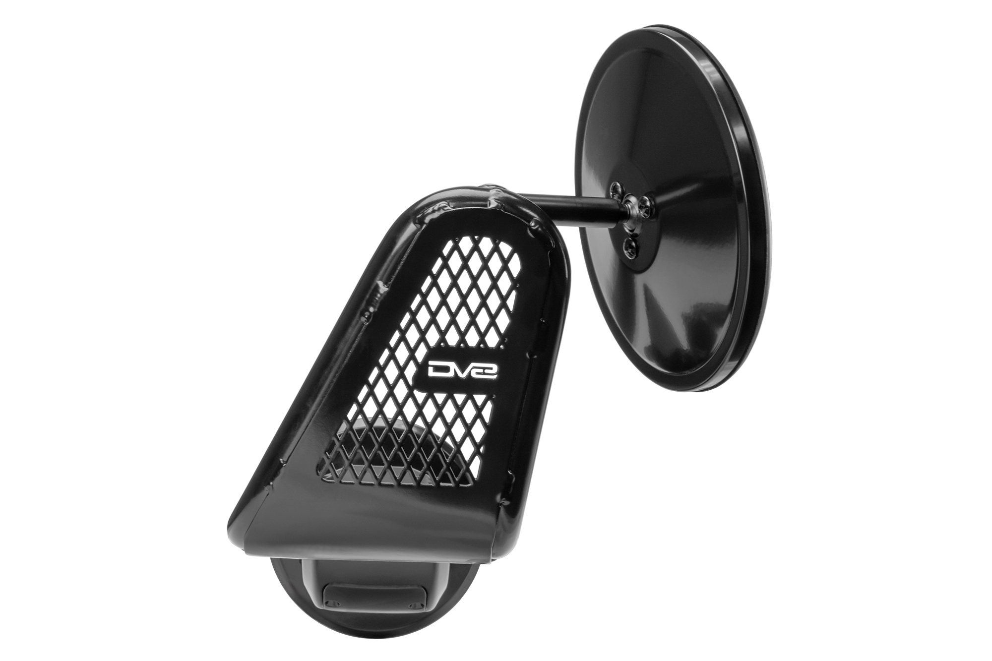 DV8 Offroad Tubular Mirrors; Black D-JP-190050-B