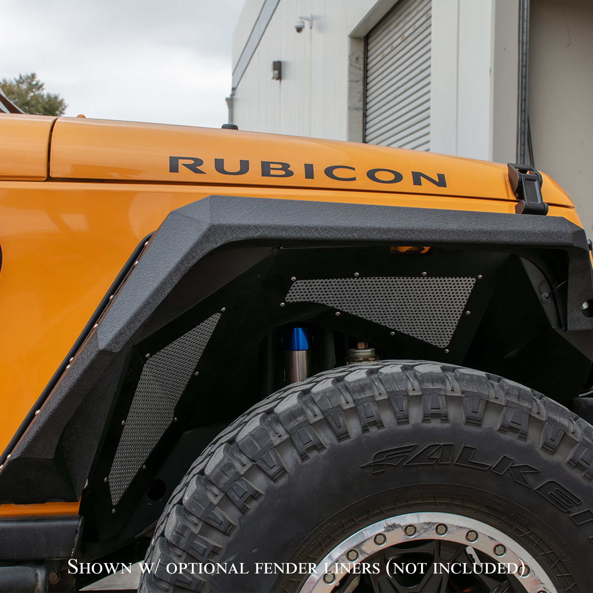 DV8 Offroad Fender Flares; Armor; Front & Rear FENDB-09