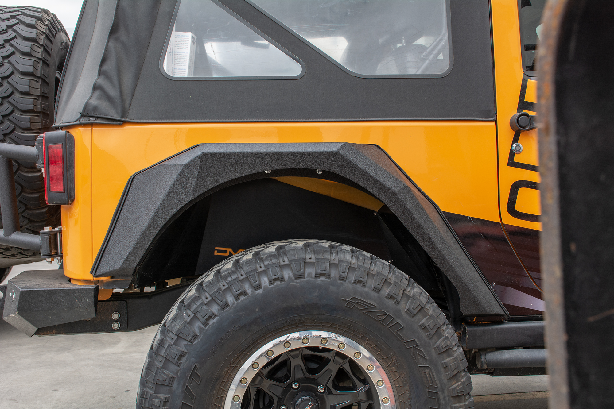 DV8 Offroad Fender Flares; Armor; Front & Rear FENDB-09