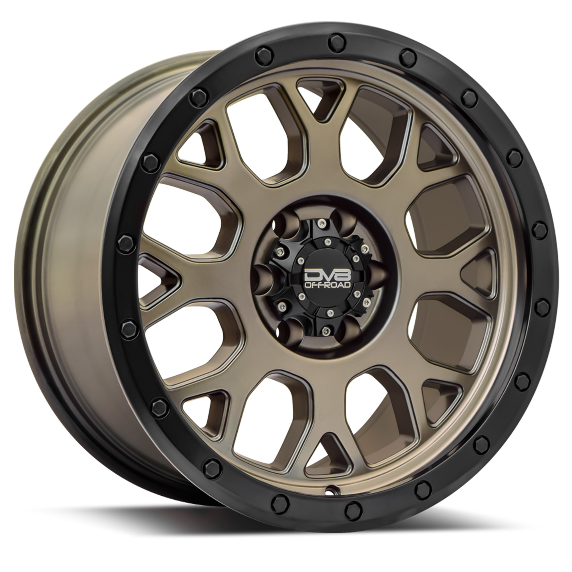 DV8 Offroad 887 Sim Beadlock; Matte Gold; 17 X 9; BP:6X120; OS:+20 887A-7906920