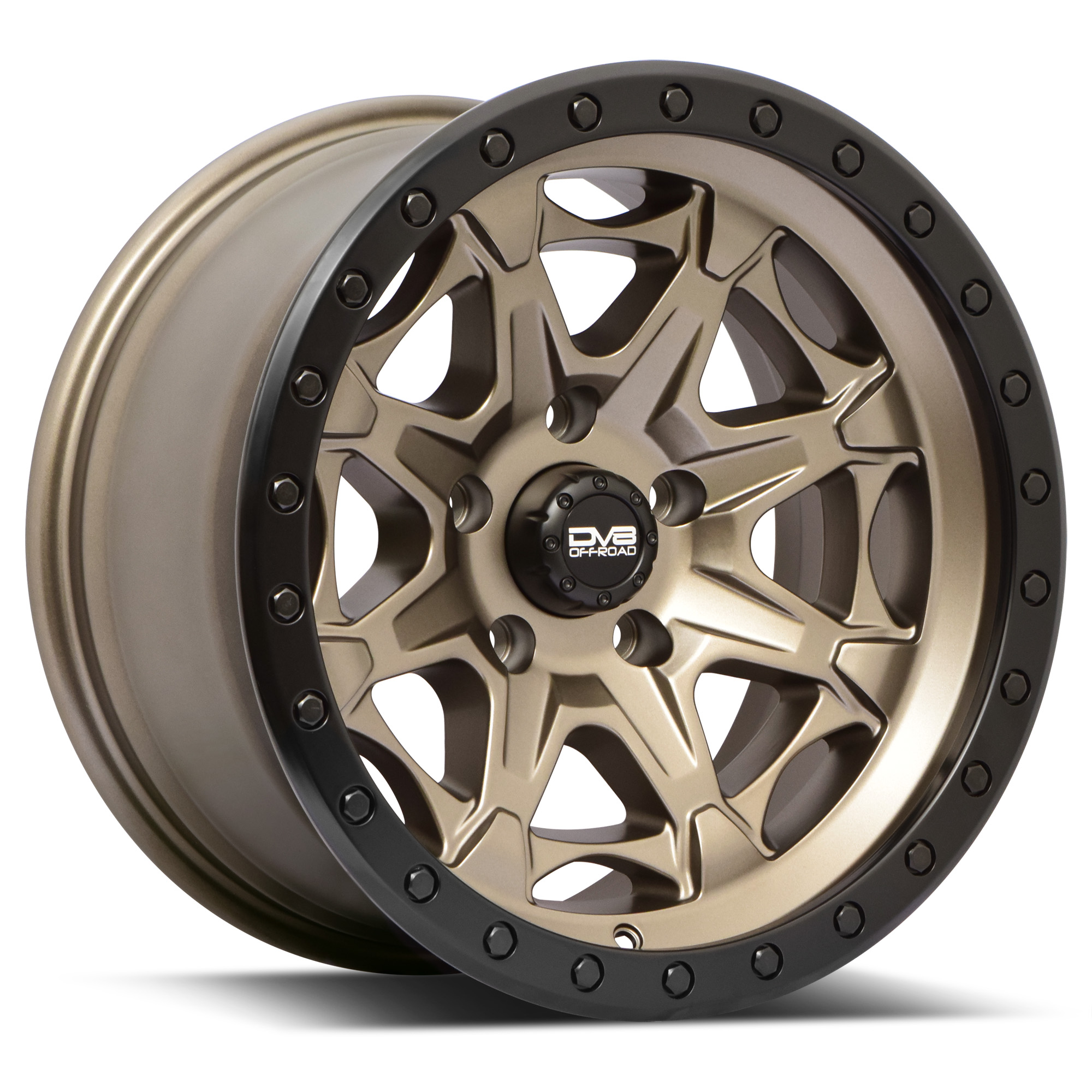 DV8 Offroad 886 Sim Beadlock; Matte Bronze; 17 X 9; BP:6X139.7; OS:-12 886A-7908312