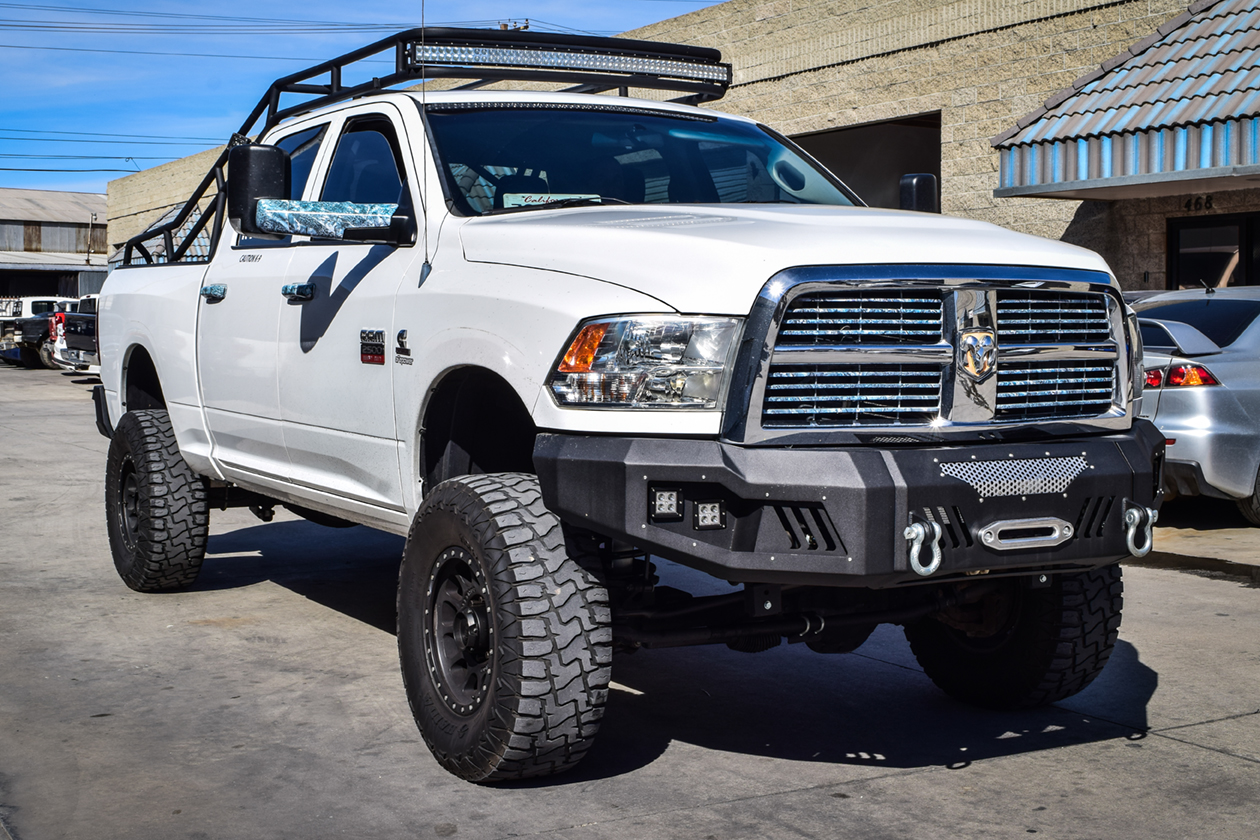 DV8 Offroad Truck Front Full Size Bumper FBDR2-04