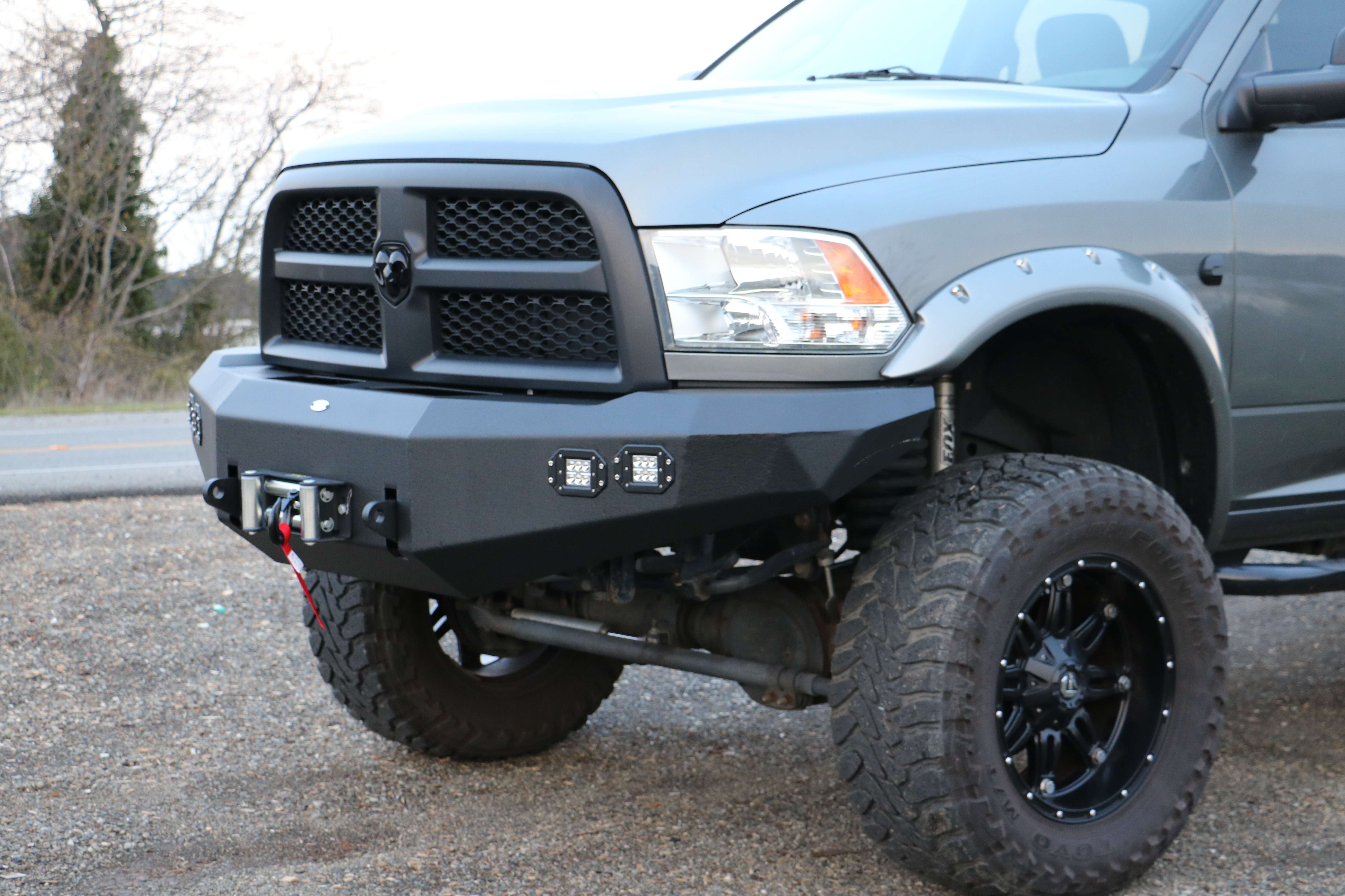 DV8 Offroad Truck Front Full Size Bumper FBDR2-02