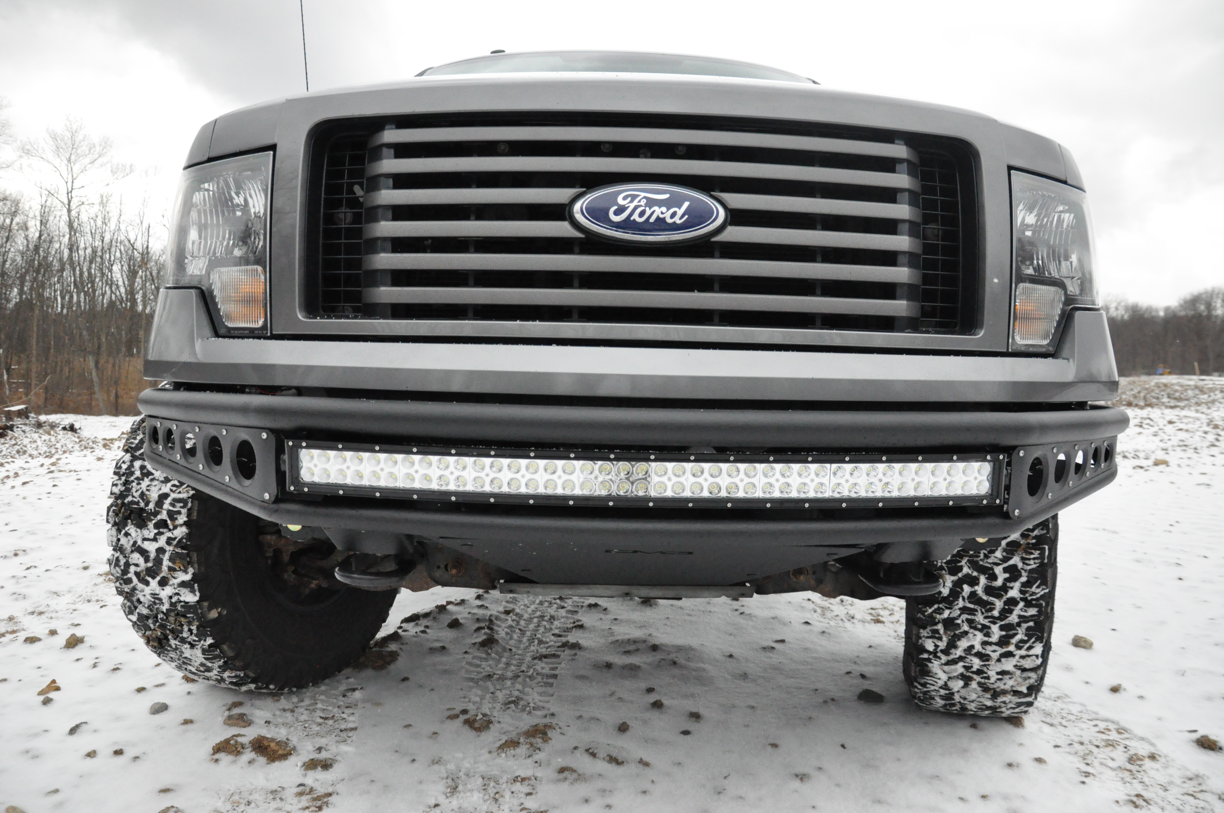 DV8 Offroad Truck Front Full Size Bumper; Baja Style FBFF1-04