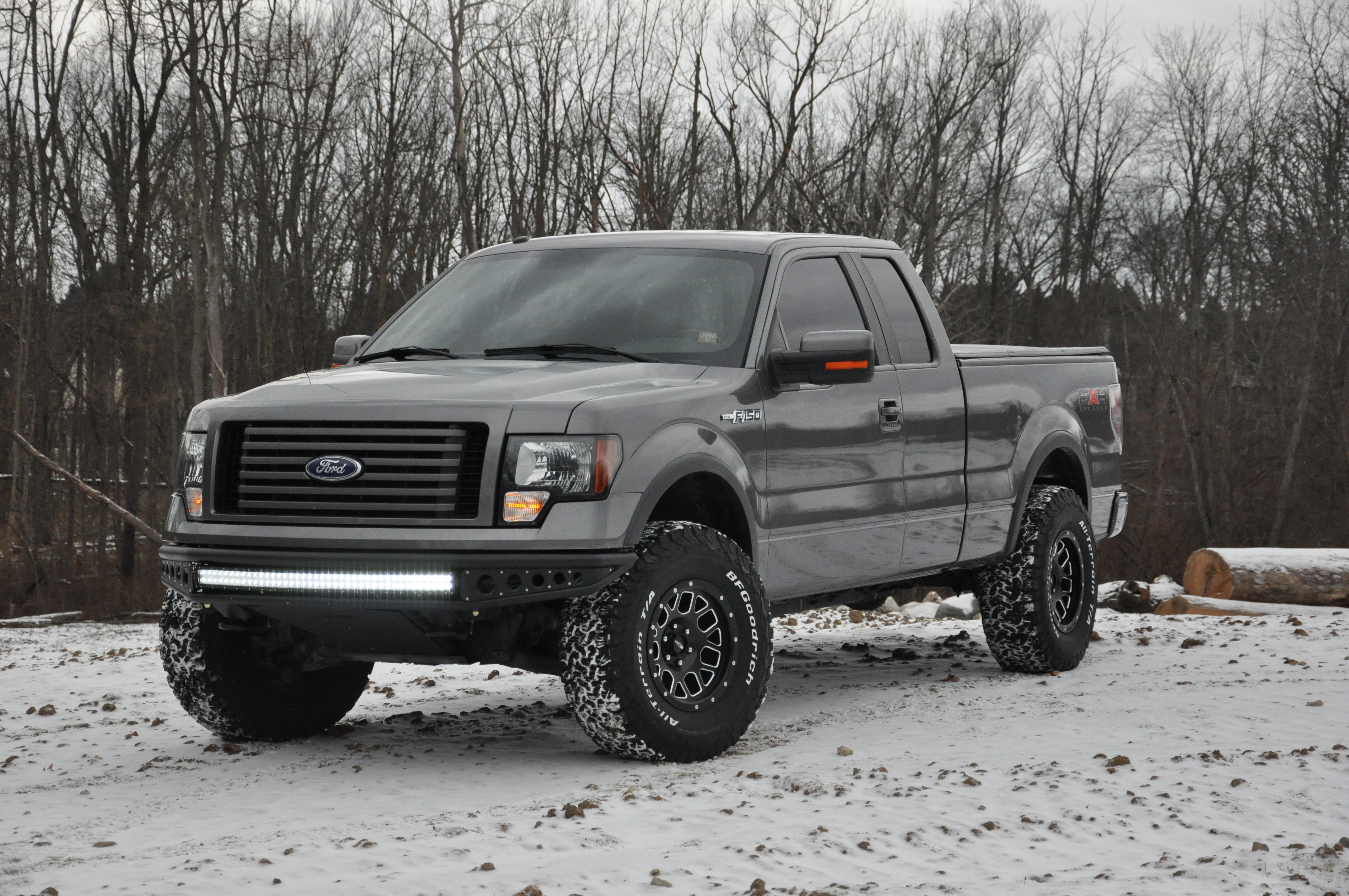 DV8 Offroad Truck Front Full Size Bumper; Baja Style FBFF1-04