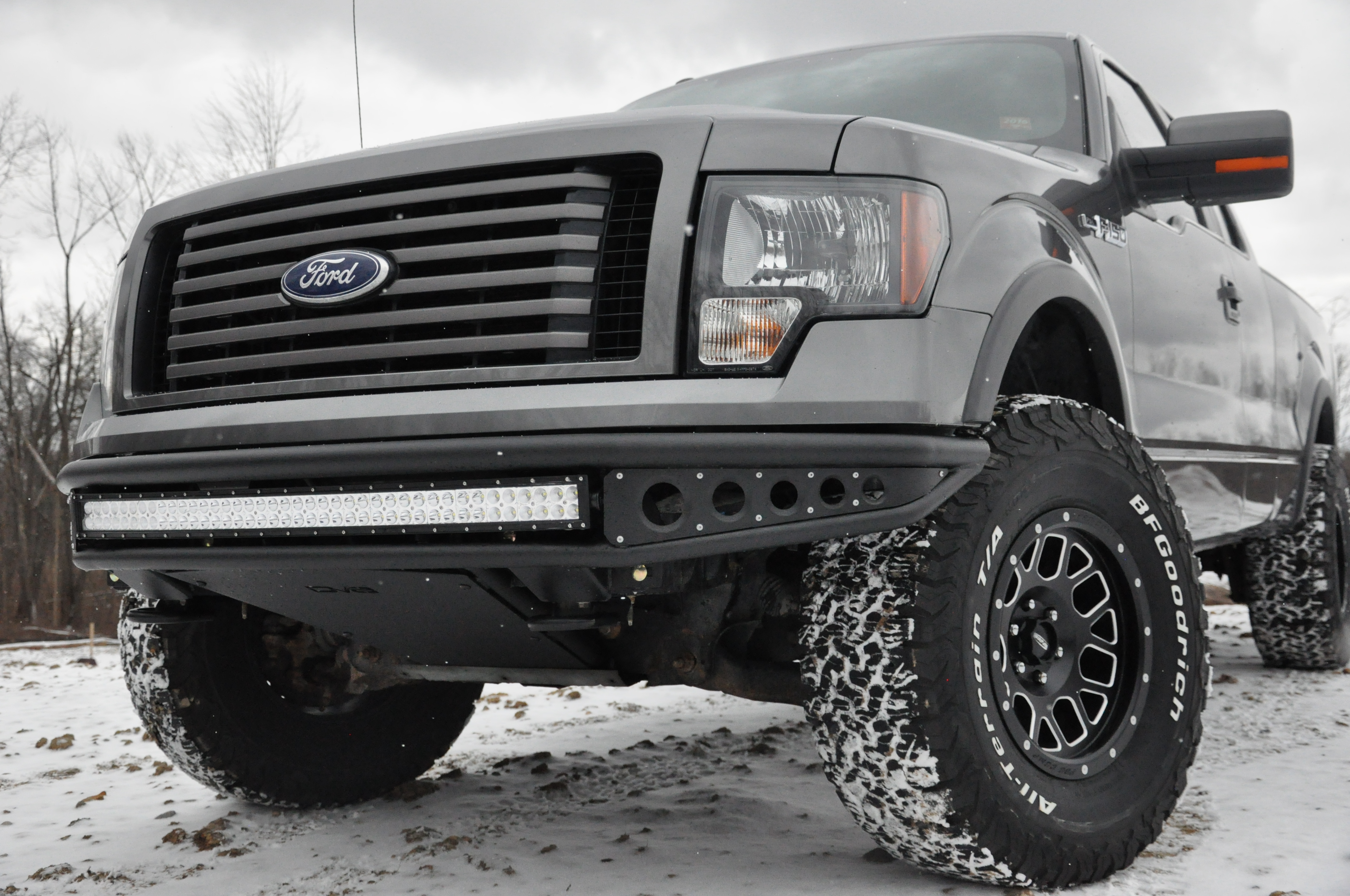 DV8 Offroad Truck Front Full Size Bumper; Baja Style FBFF1-04
