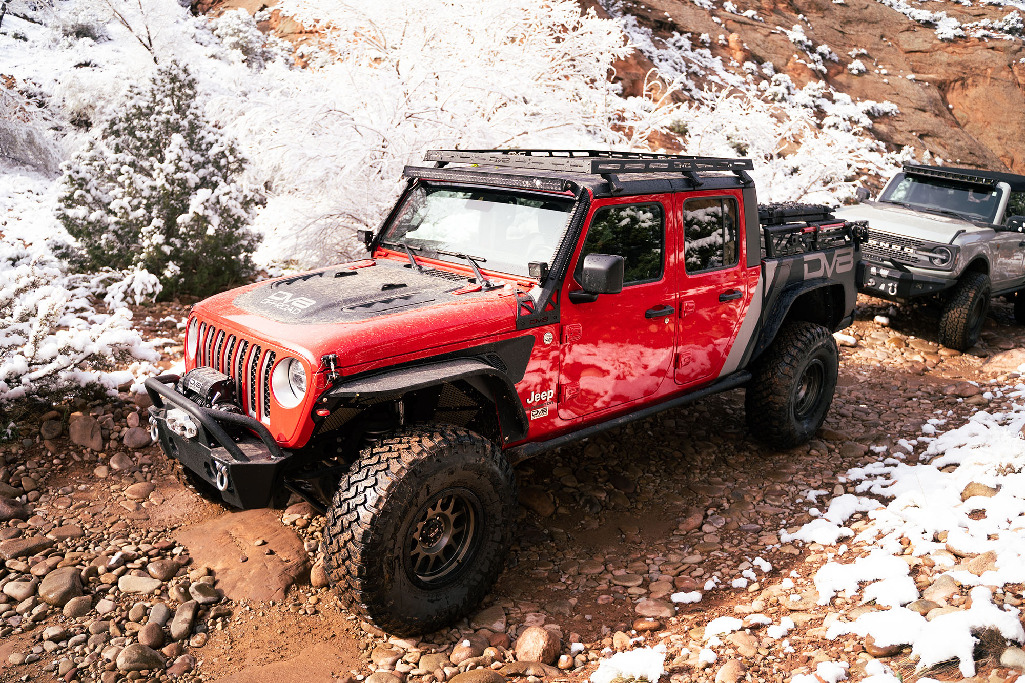 DV8 Offroad Front Bumper-Wrangler JK, JL and Gladiator JT FBJL-04