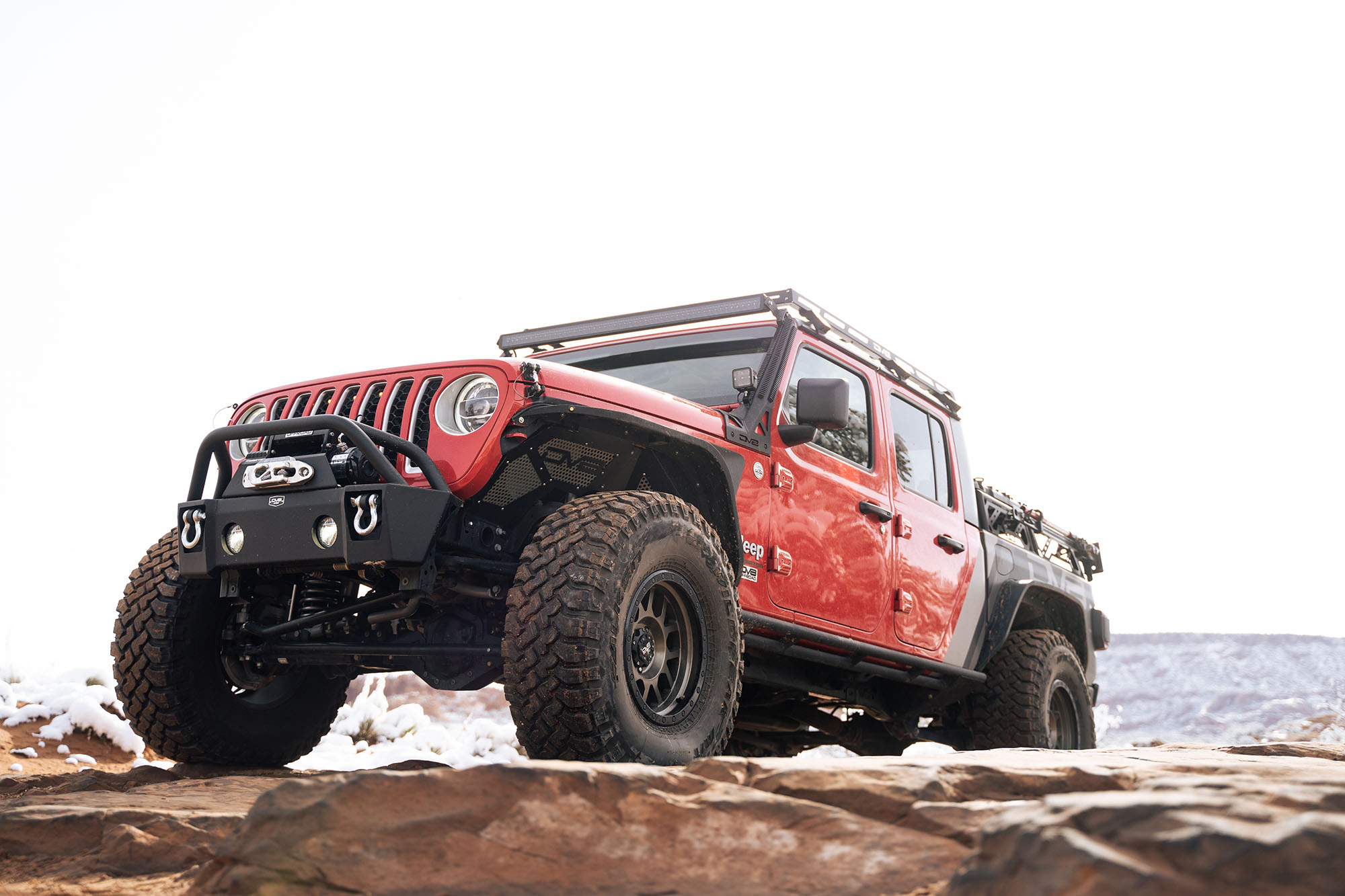 DV8 Offroad Front Bumper-Wrangler JK, JL and Gladiator JT FBJL-04