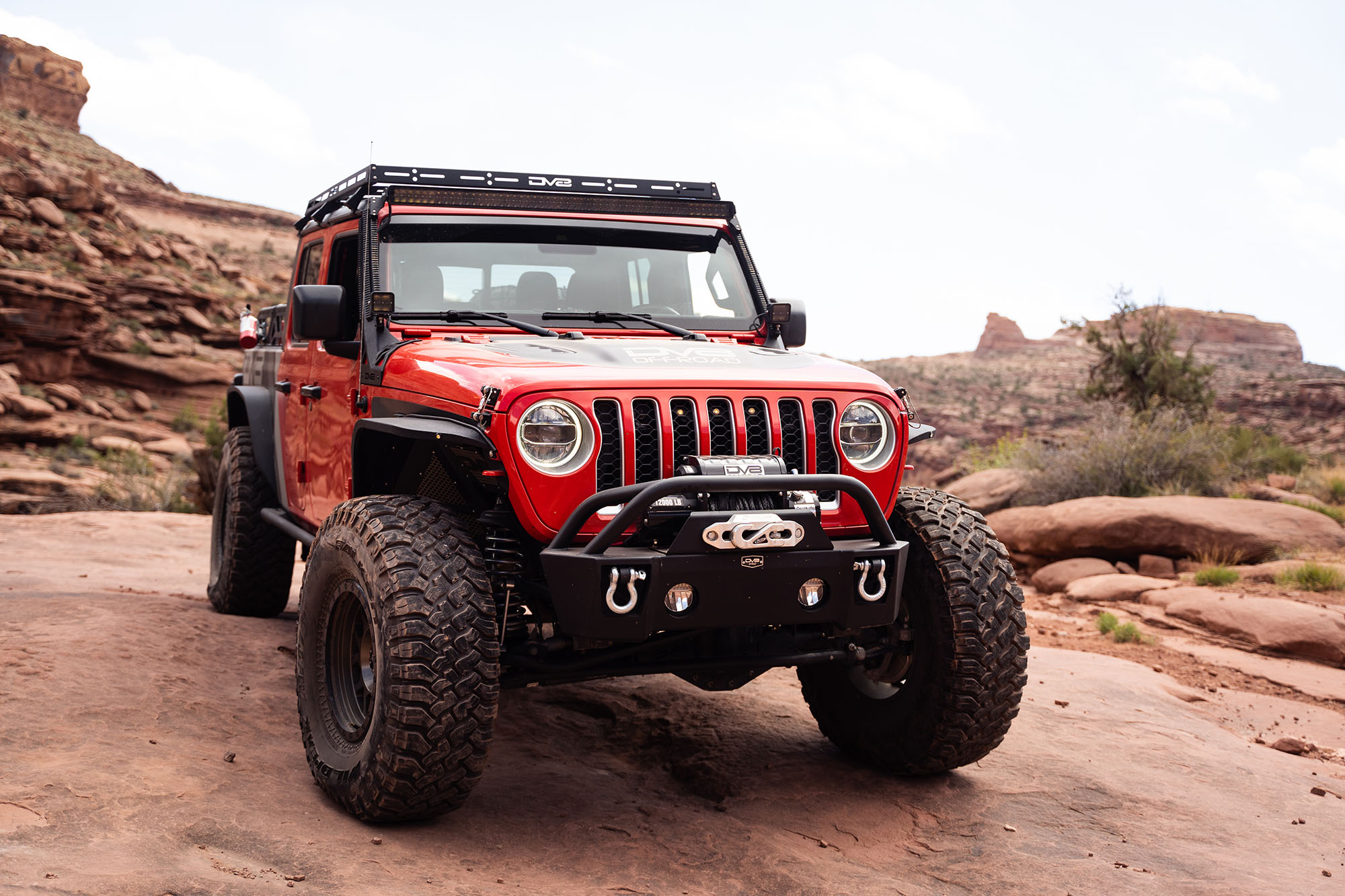 DV8 Offroad Front Bumper-Wrangler JK, JL and Gladiator JT FBJL-04