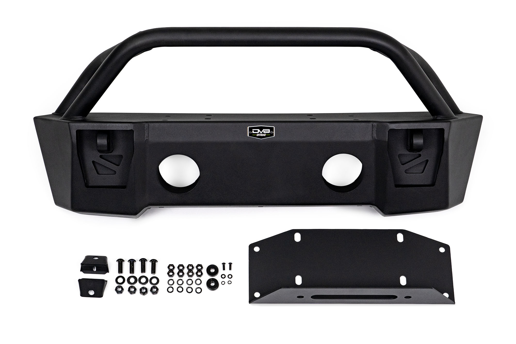 DV8 Offroad Front Bumper-Wrangler JK, JL and Gladiator JT FBJL-04