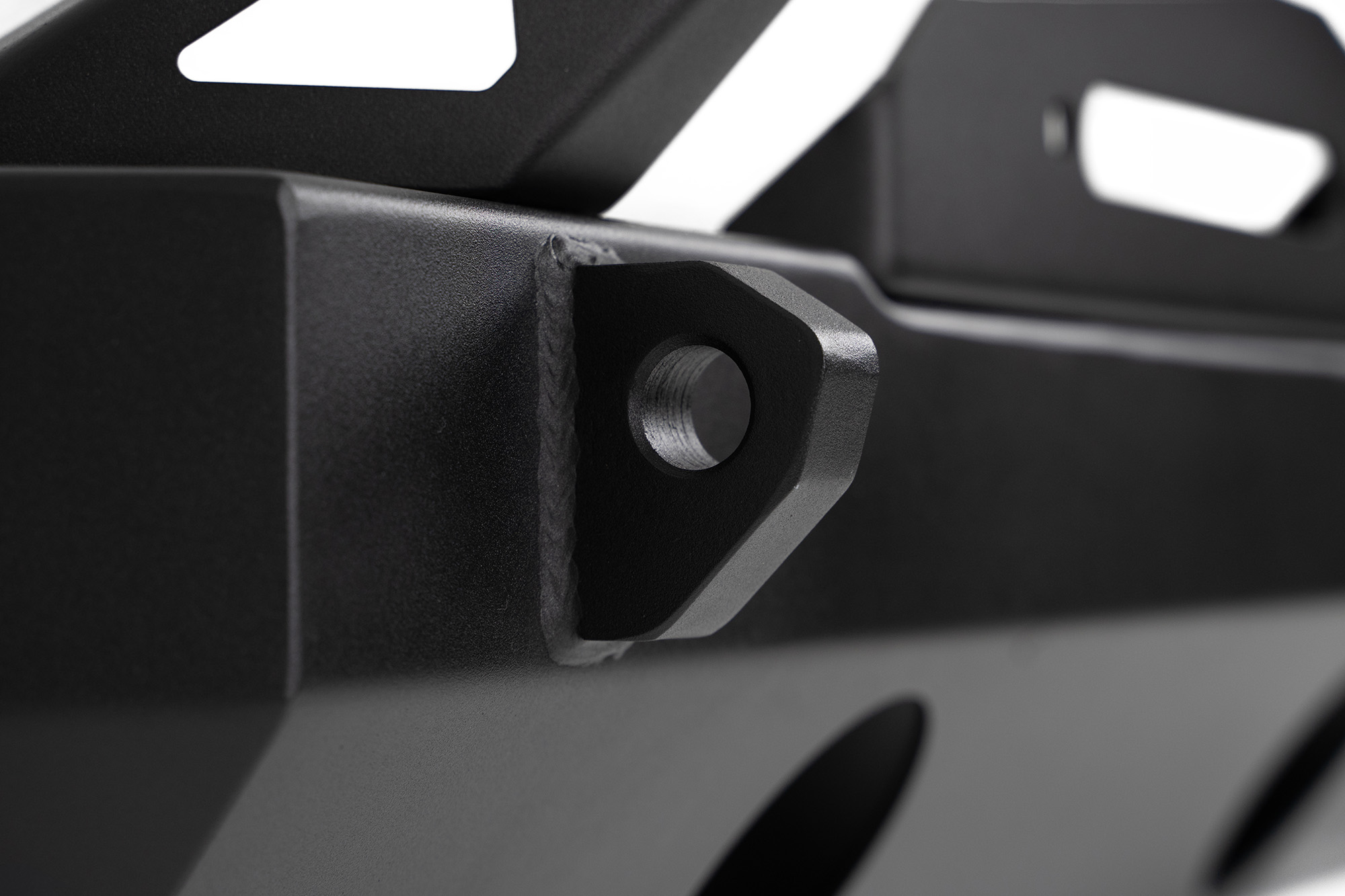 DV8 Offroad FS-25 Stubby Front Bumper with Plated Bull Bar FBJL-06