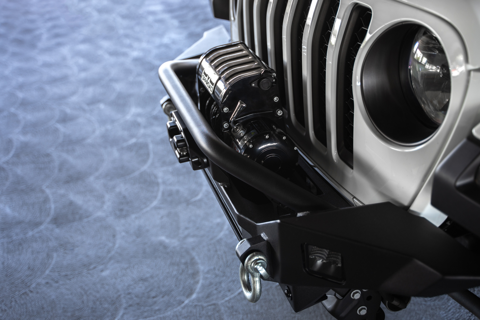 DV8 Offroad Jeep Wrangler JL & Gladiator JT FS-7 Mid-Width Winch Front Bumper FBJL-07