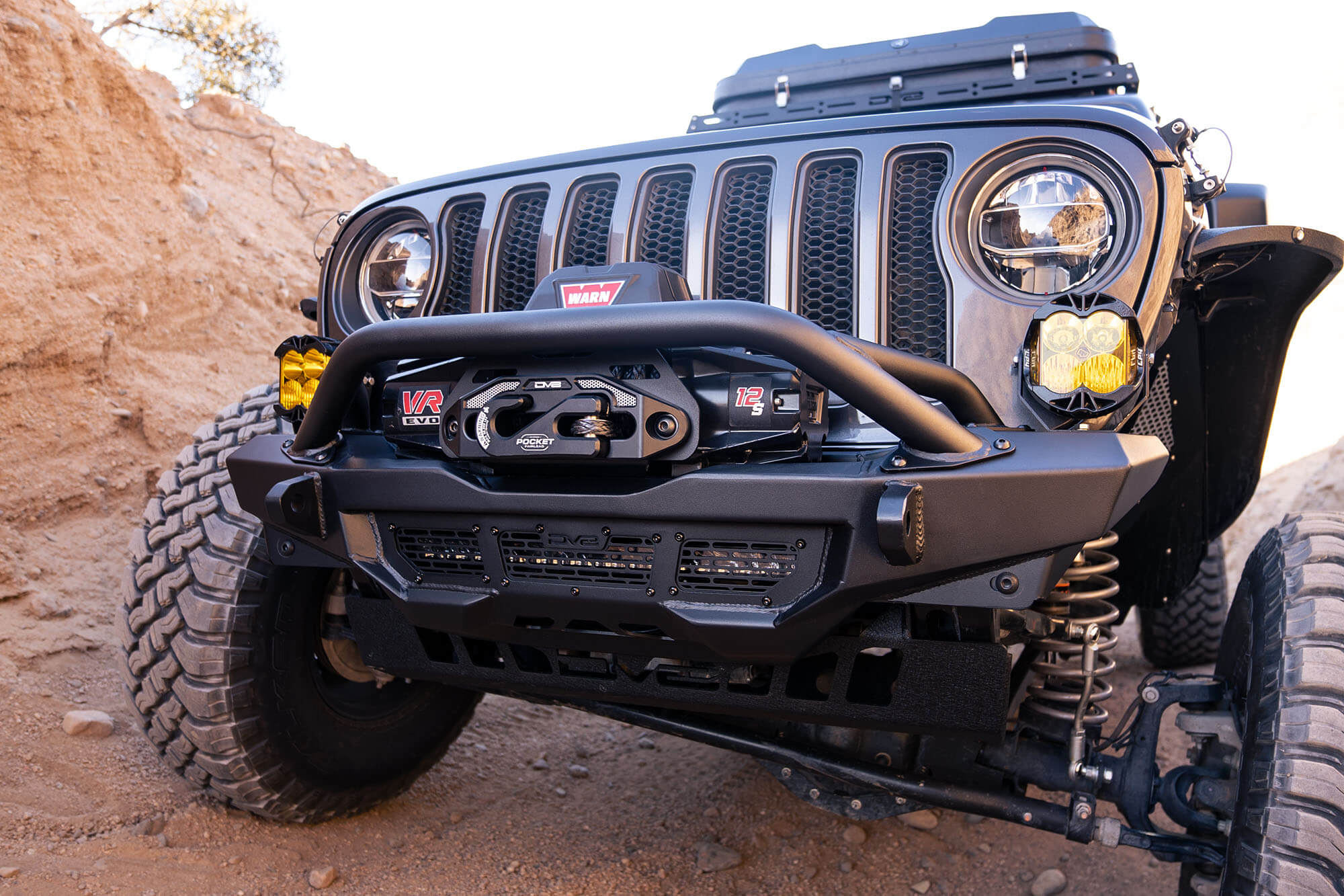 DV8 Offroad Front Bumper FBJL-09