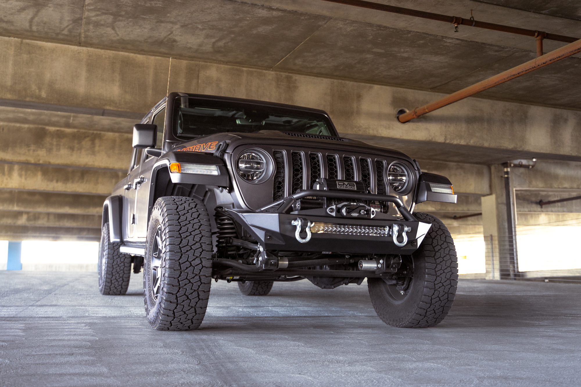 DV8 Offroad Jeep Wrangler JK/JL & Gladiator JT FS-1 Series Stubby Front Bumper FBJL-11