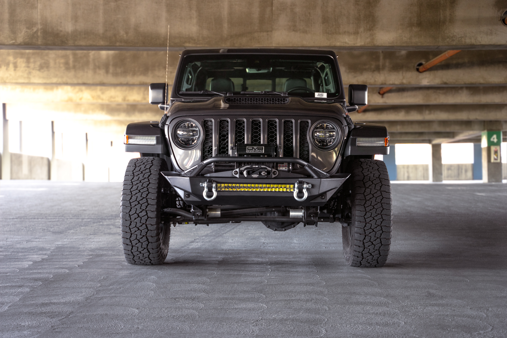 DV8 Offroad Jeep Wrangler JK/JL & Gladiator JT FS-1 Series Stubby Front Bumper FBJL-11