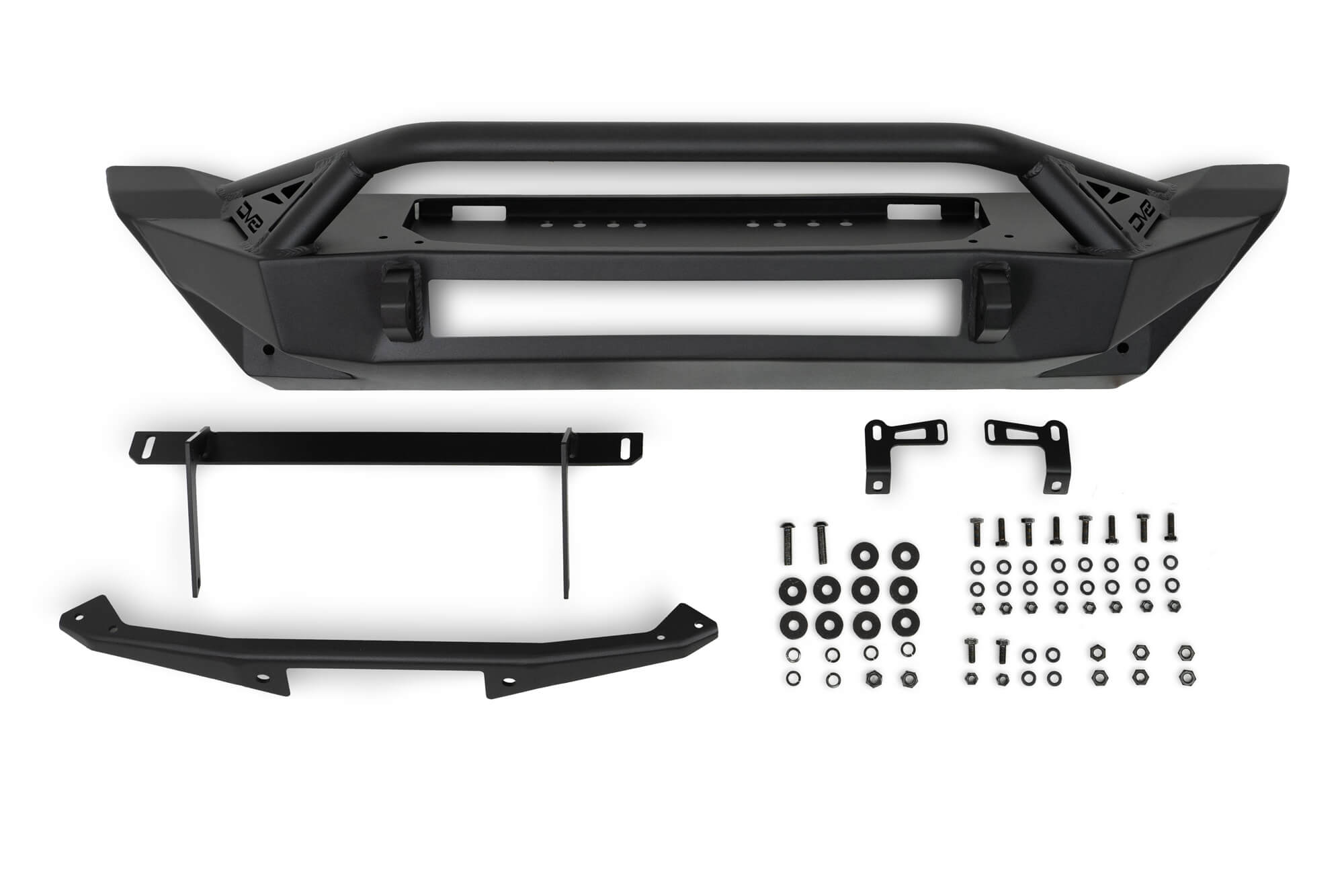 DV8 Offroad Jeep Wrangler JK/JL & Gladiator JT FS-1 Series Stubby Front Bumper FBJL-11