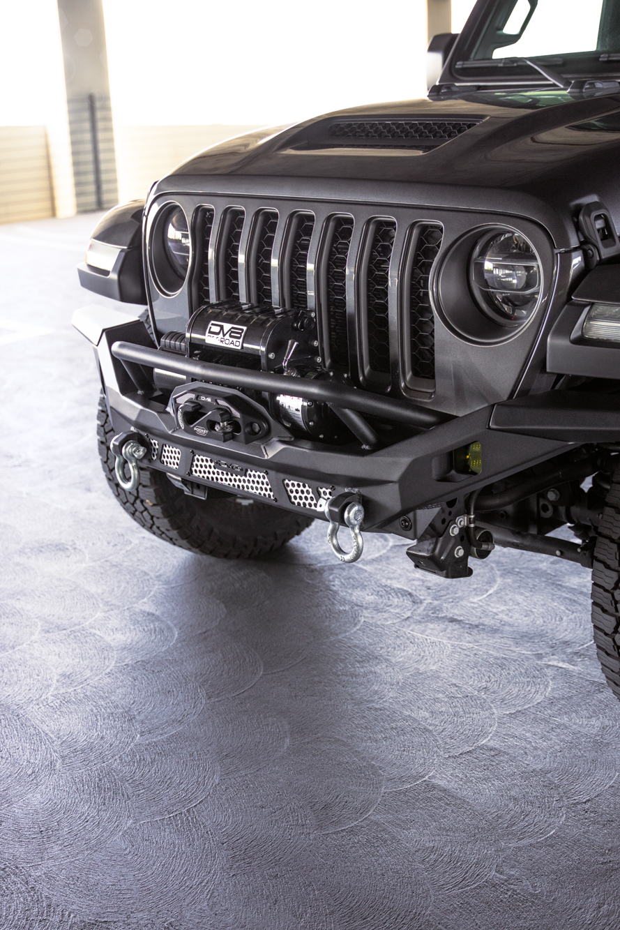 DV8 Offroad Jeep Wrangler JK/JL & Gladiator JT MTO Series Front Bumper FBJL-12