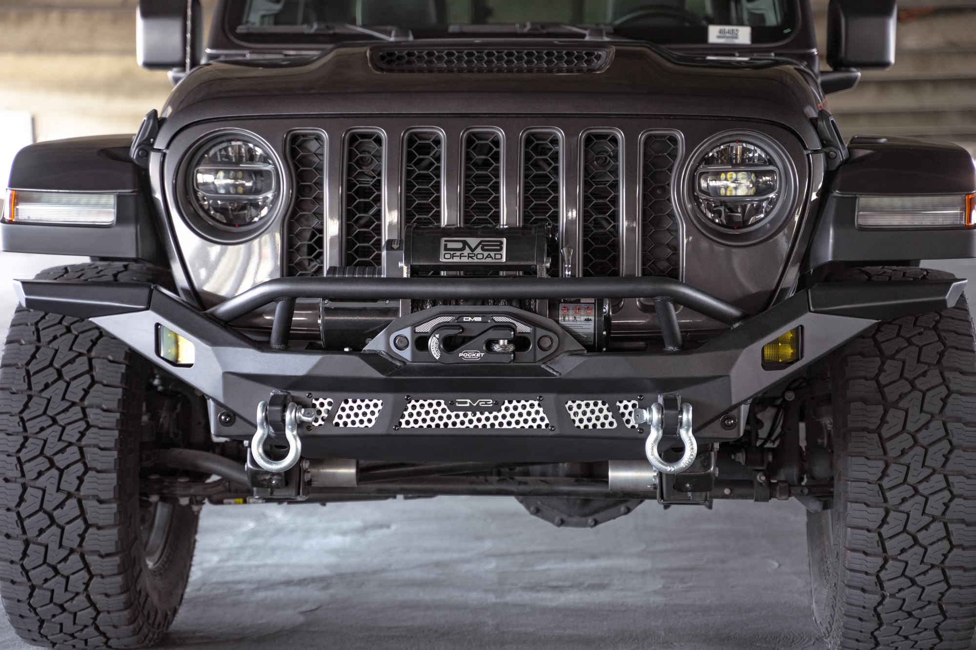 DV8 Offroad Jeep Wrangler JK/JL & Gladiator JT MTO Series Front Bumper FBJL-12