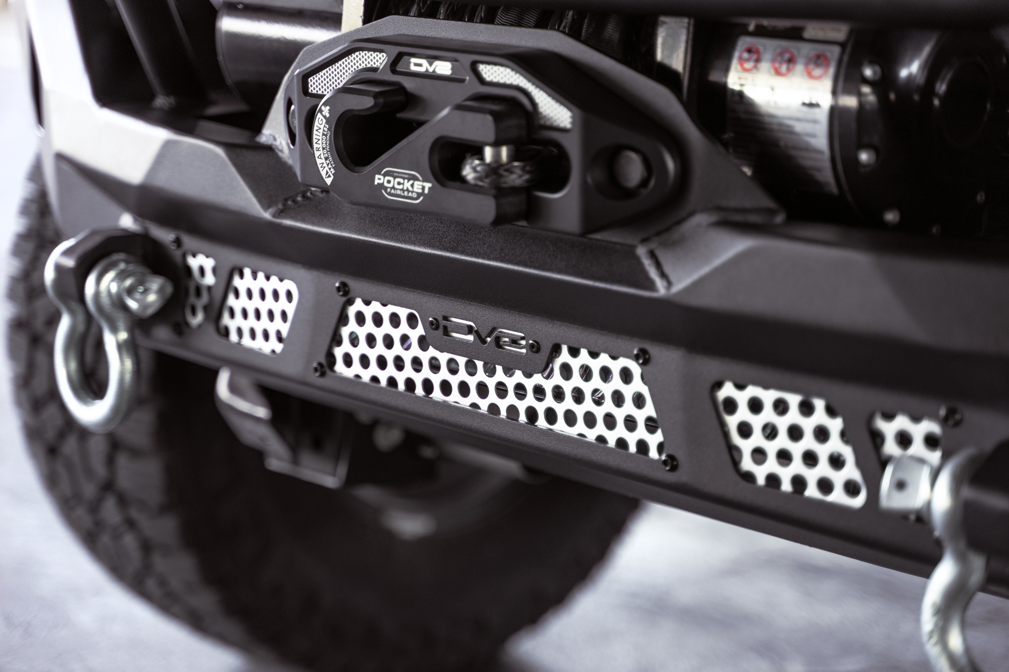 DV8 Offroad Jeep Wrangler JK/JL & Gladiator JT MTO Series Front Bumper FBJL-12