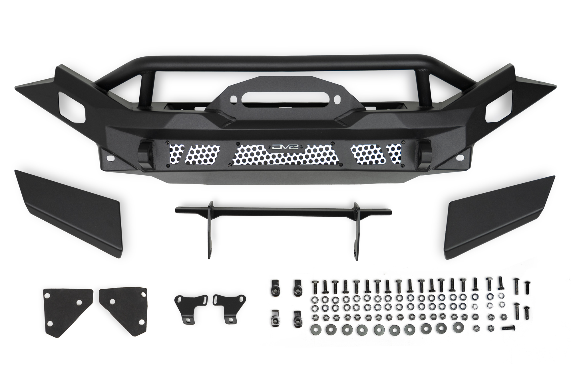 DV8 Offroad Jeep Wrangler JK/JL & Gladiator JT MTO Series Front Bumper FBJL-12