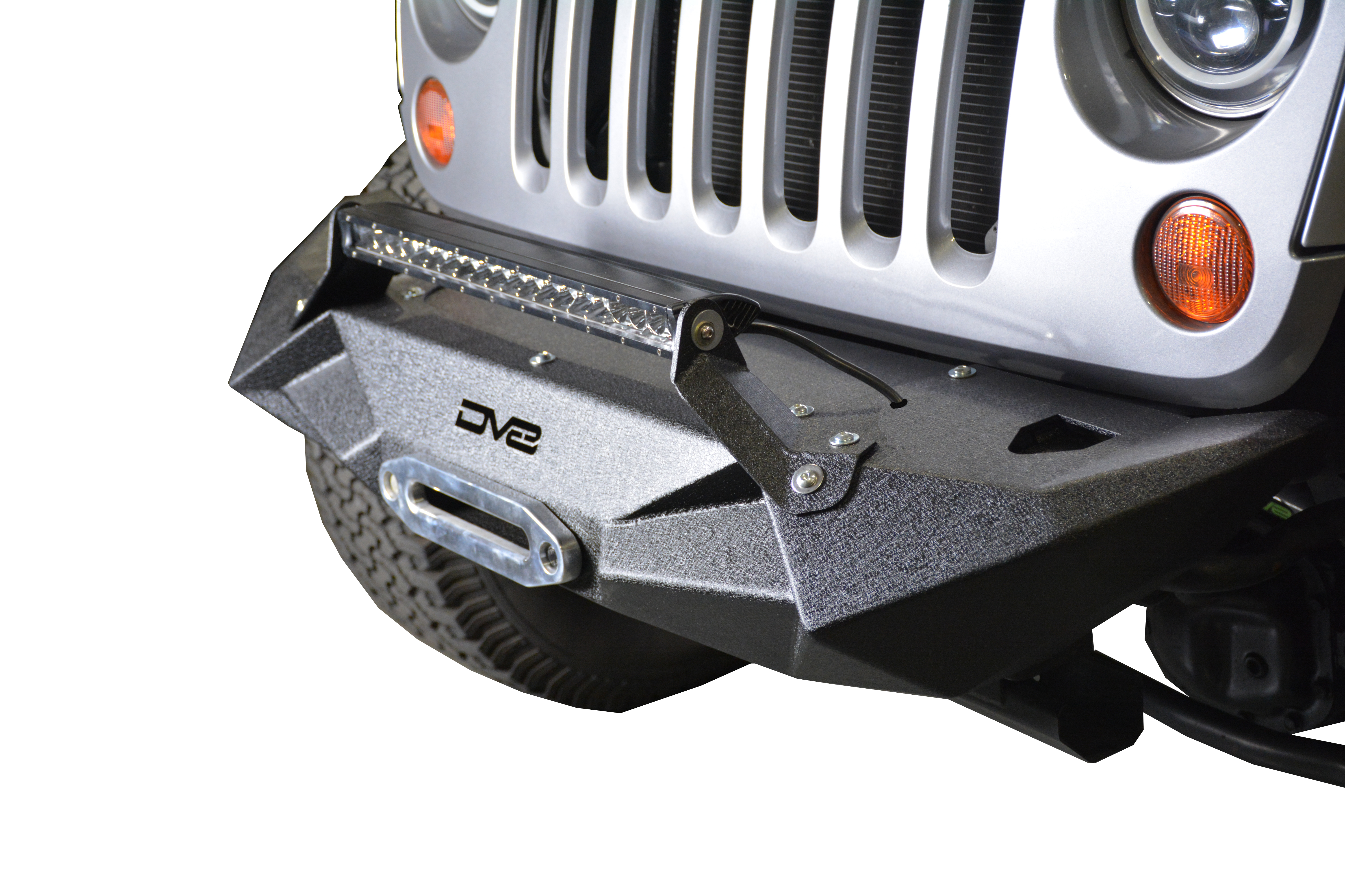 DV8 Offroad Jeep Stubby Front Bumper FS-24 FBSHTB-24