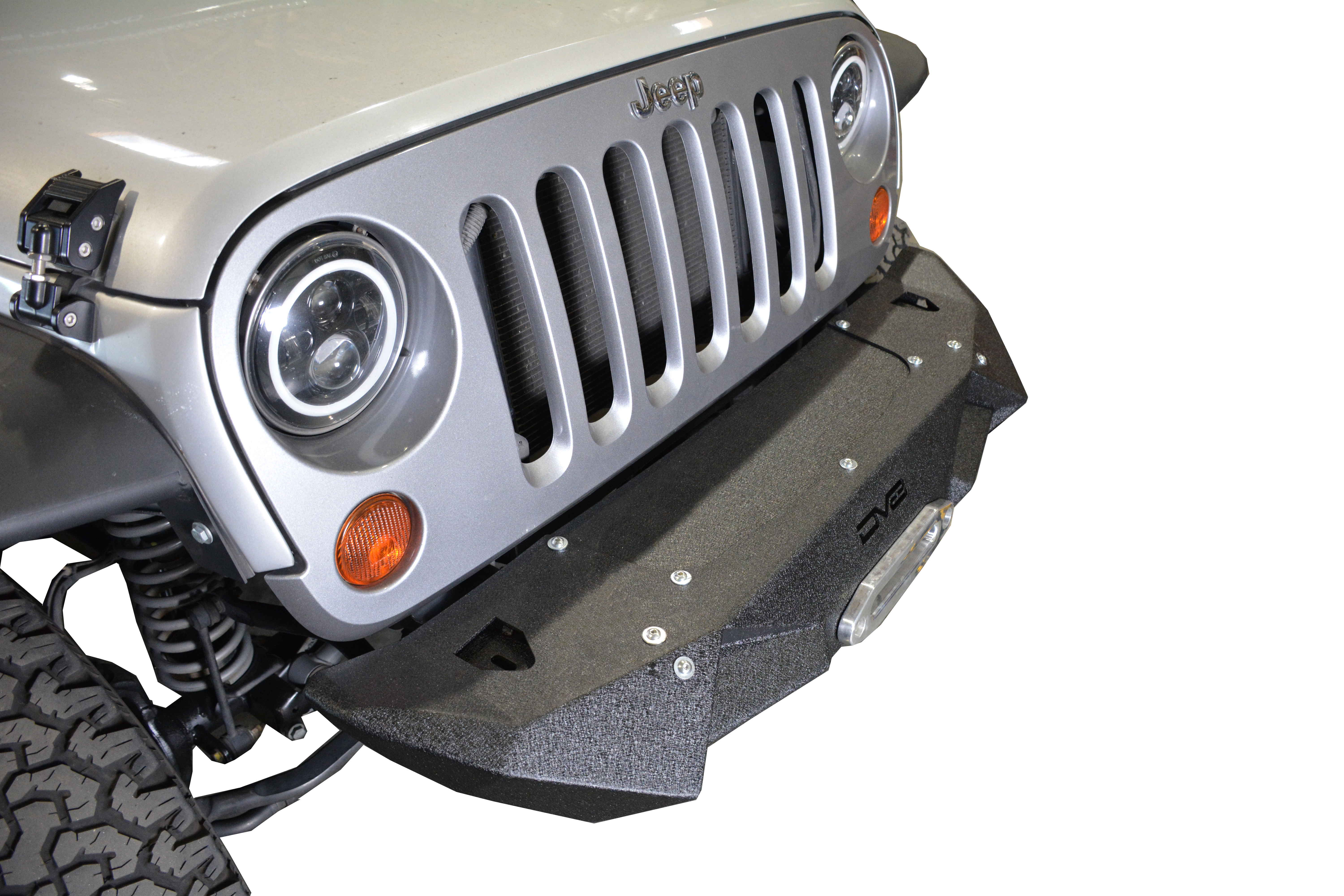 DV8 Offroad Jeep Stubby Front Bumper FS-24 FBSHTB-24