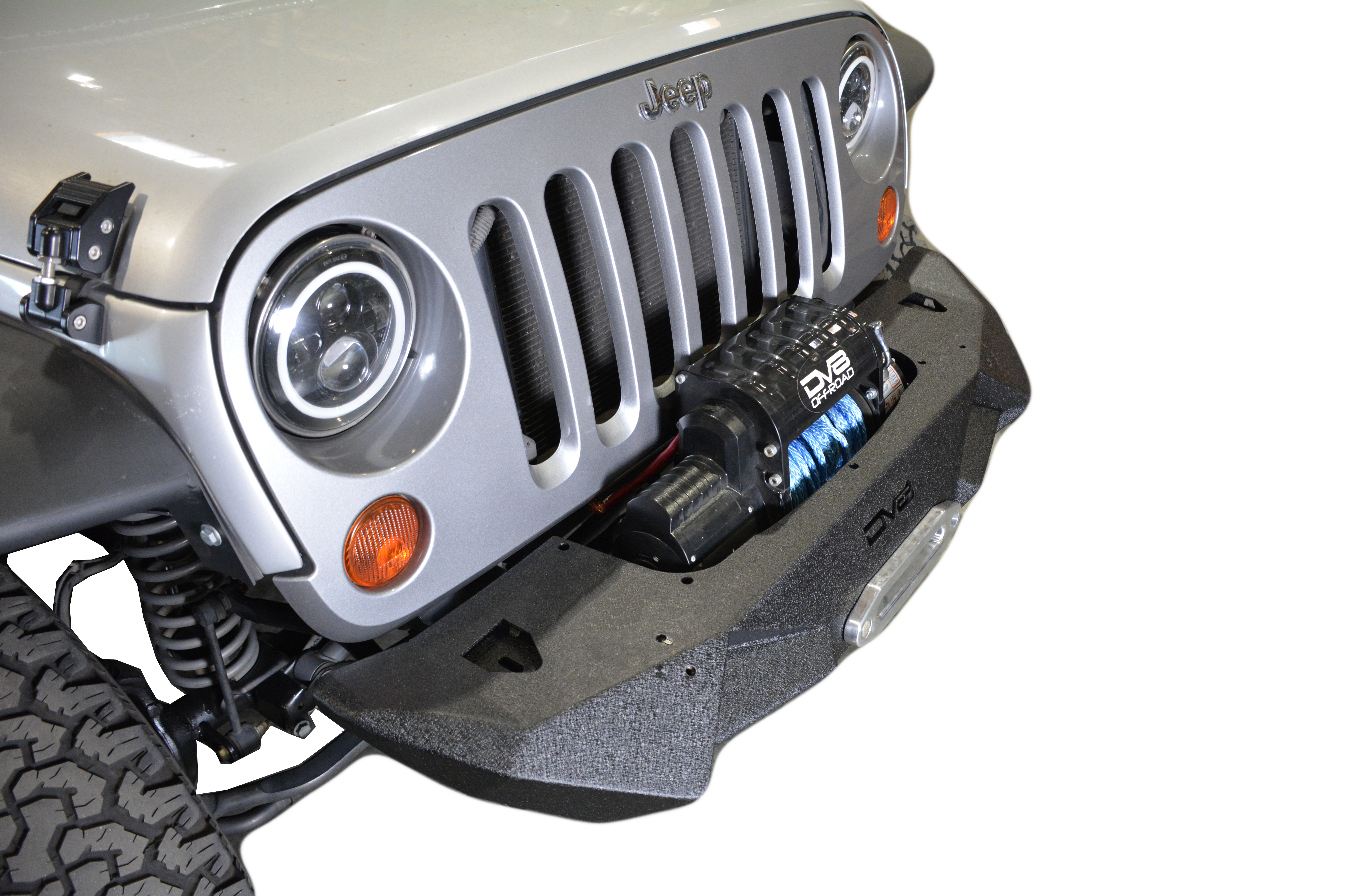 DV8 Offroad Jeep Stubby Front Bumper FS-24 FBSHTB-24