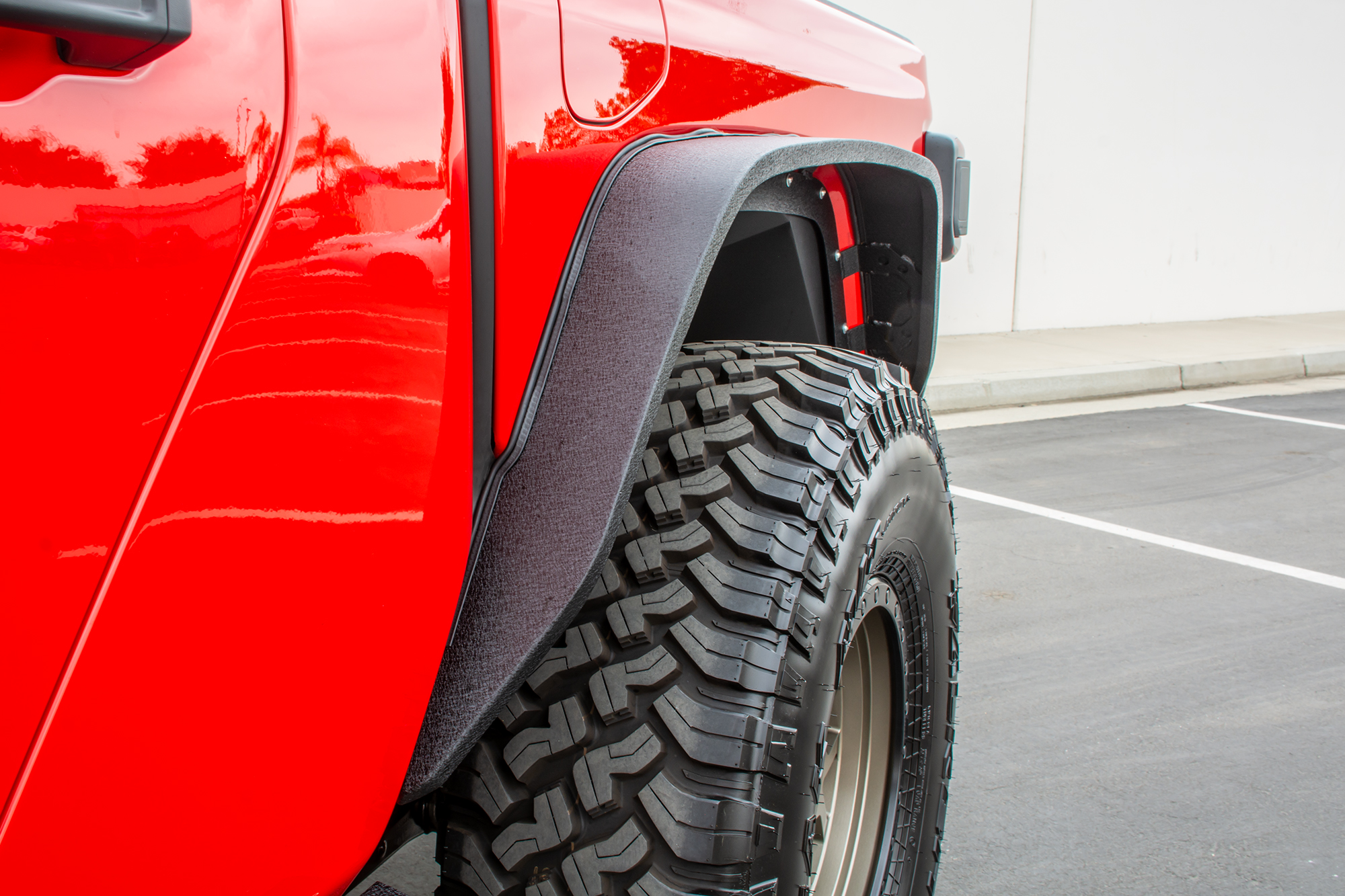DV8 Offroad Fender Flares; Slim; Front & Rear FDGL-01