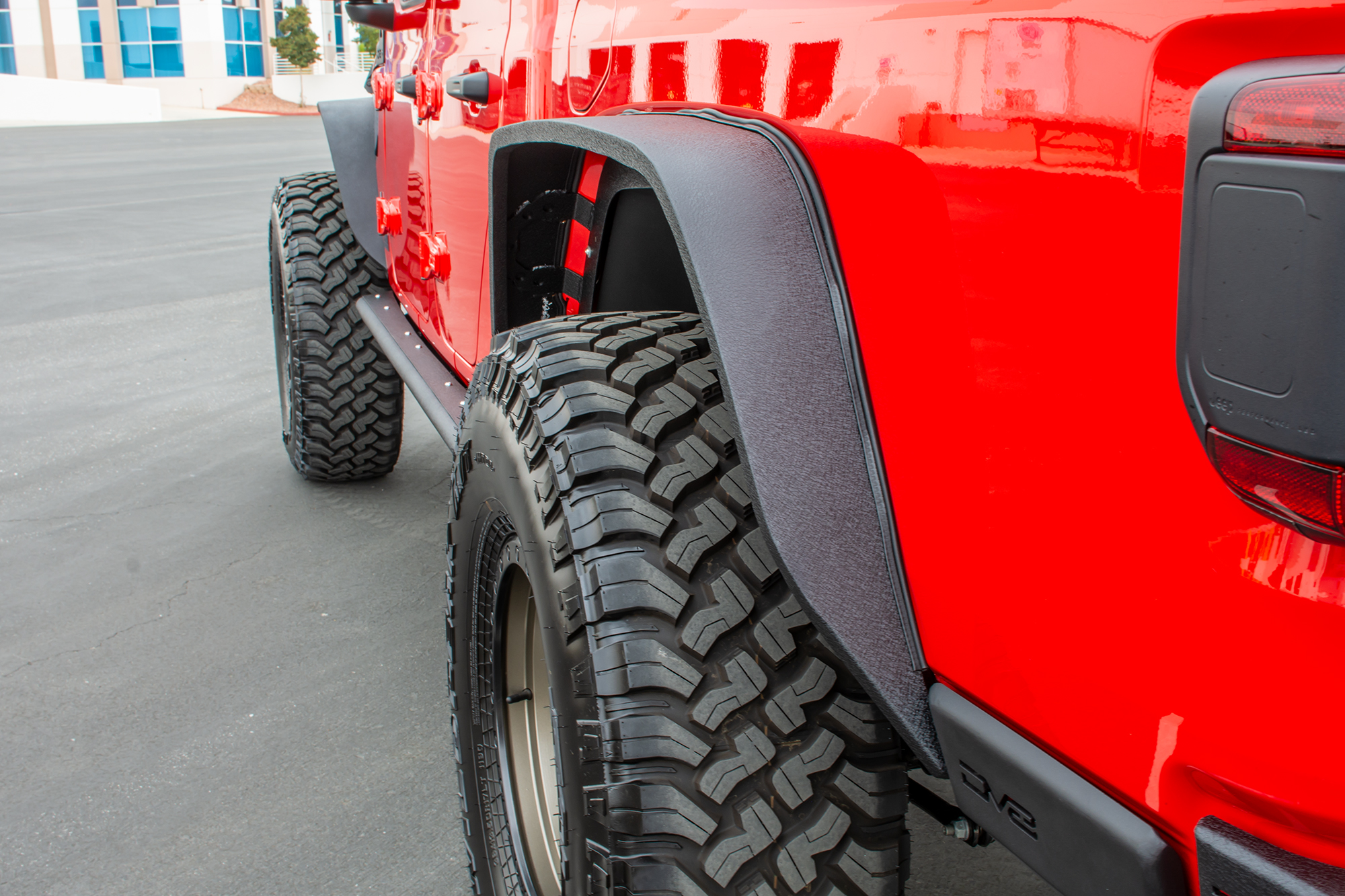 DV8 Offroad Fender Flares; Slim; Front & Rear FDGL-01