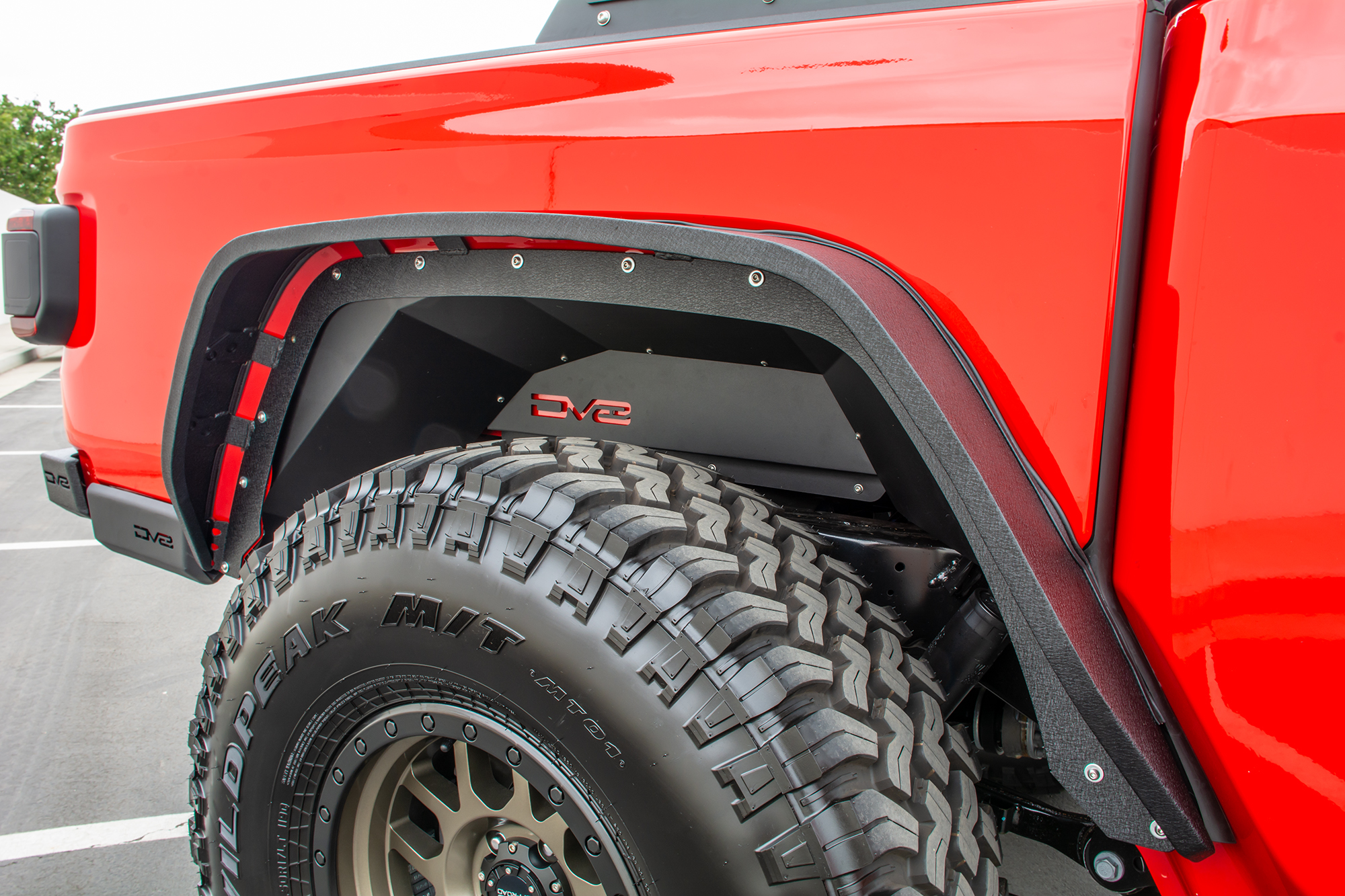 DV8 Offroad Fender Flares; Slim; Front & Rear FDGL-01