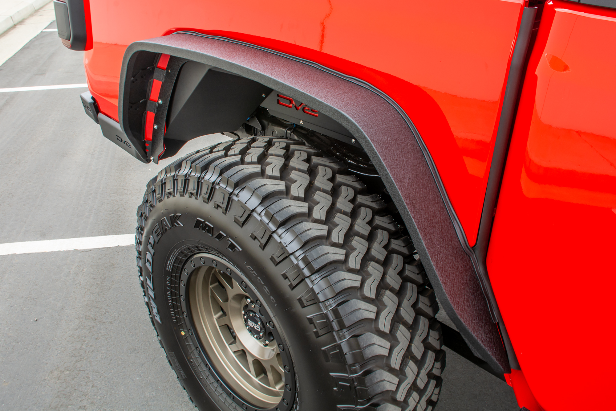 DV8 Offroad Fender Flares; Slim; Front & Rear FDGL-01
