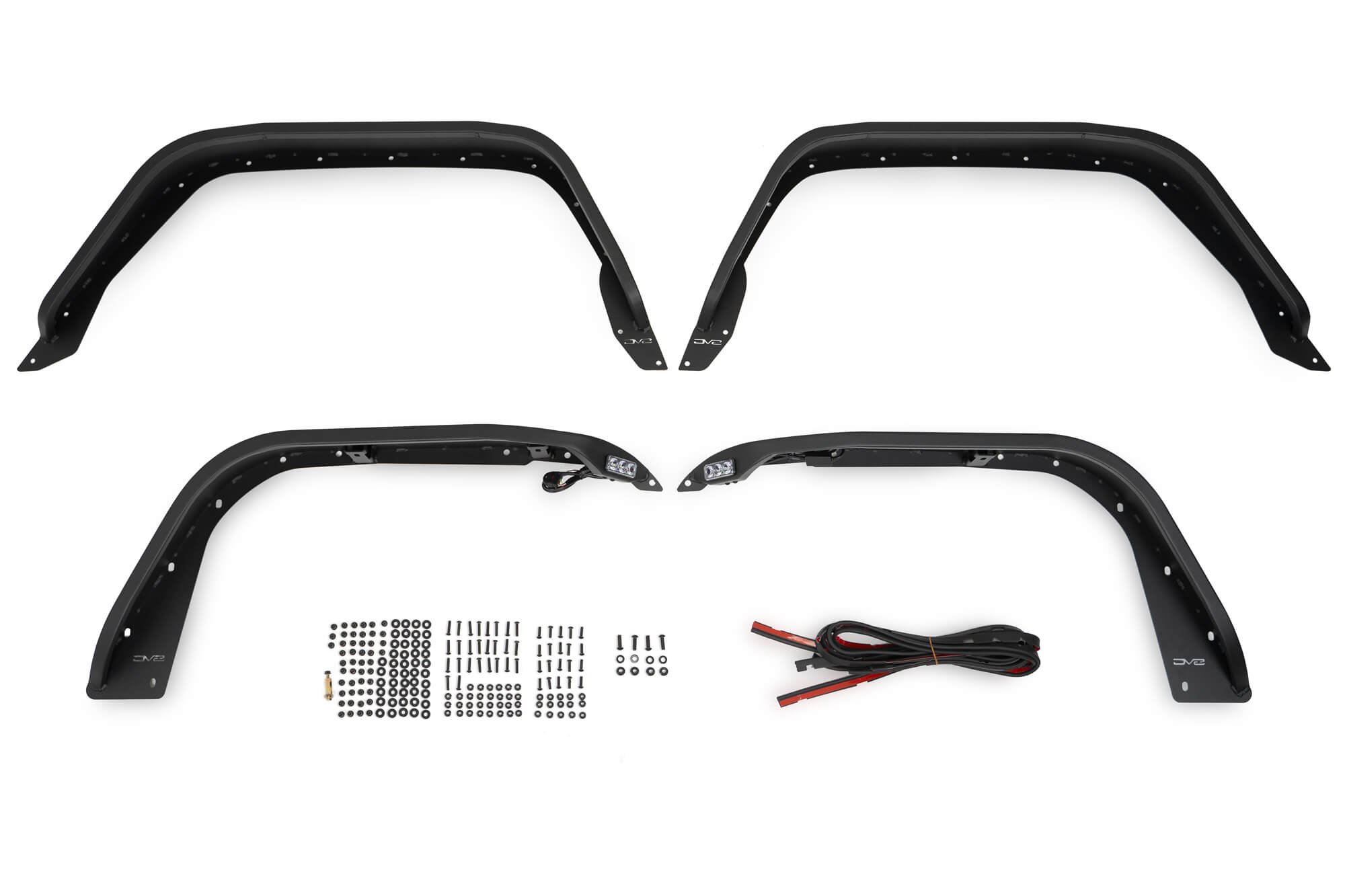 DV8 Offroad Jeep Gladiator JT Slim Fender Flares FDGL-07