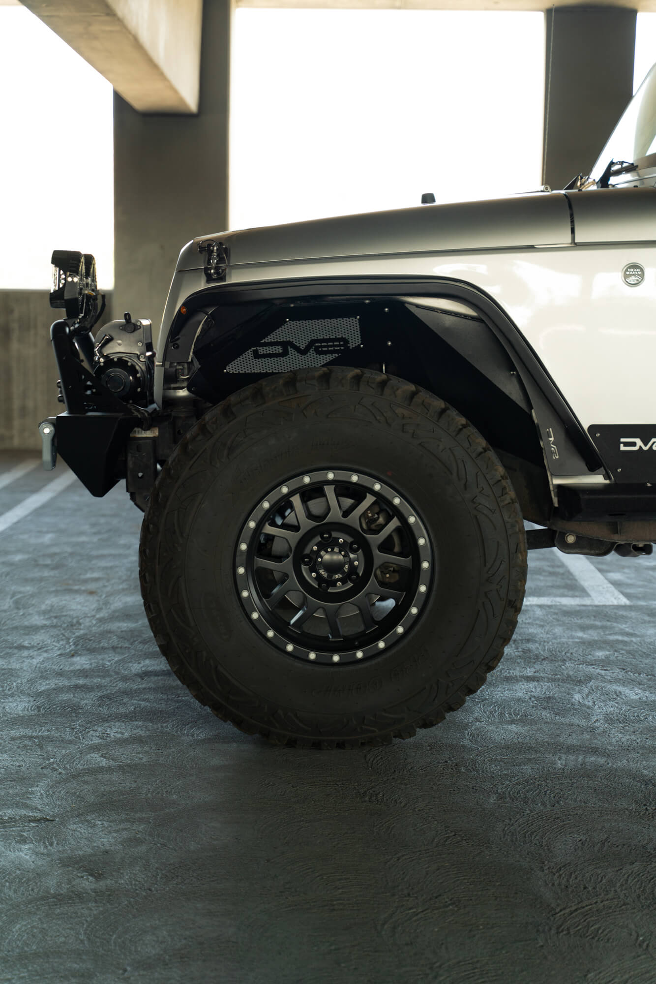 DV8 Offroad Jeep Wrangler JK Slim Fender Flares FDJK-07
