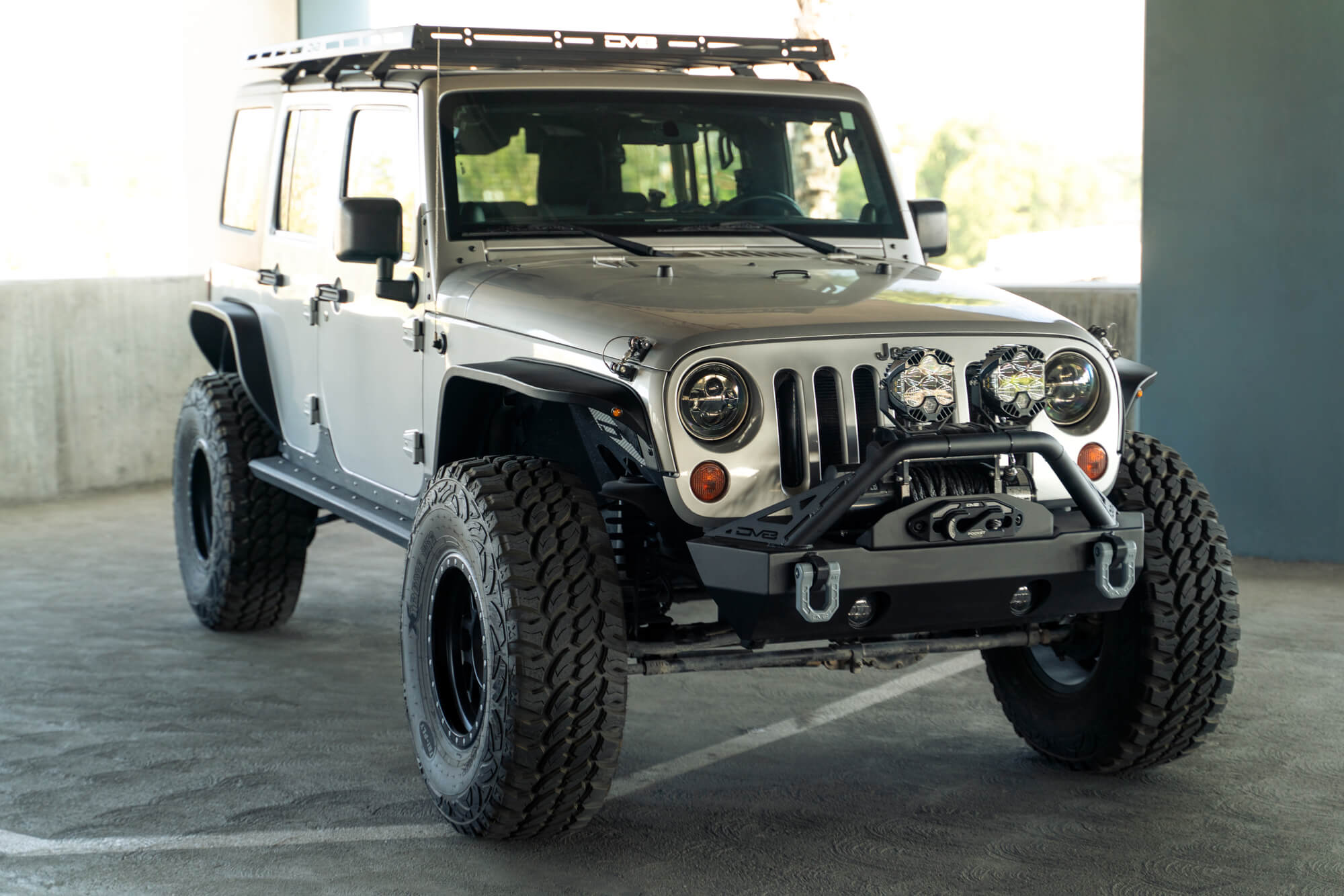DV8 Offroad Jeep Wrangler JK Slim Fender Flares FDJK-07