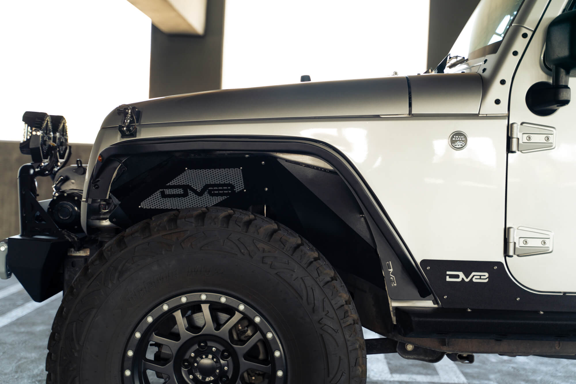 DV8 Offroad Jeep Wrangler JK Slim Fender Flares FDJK-07