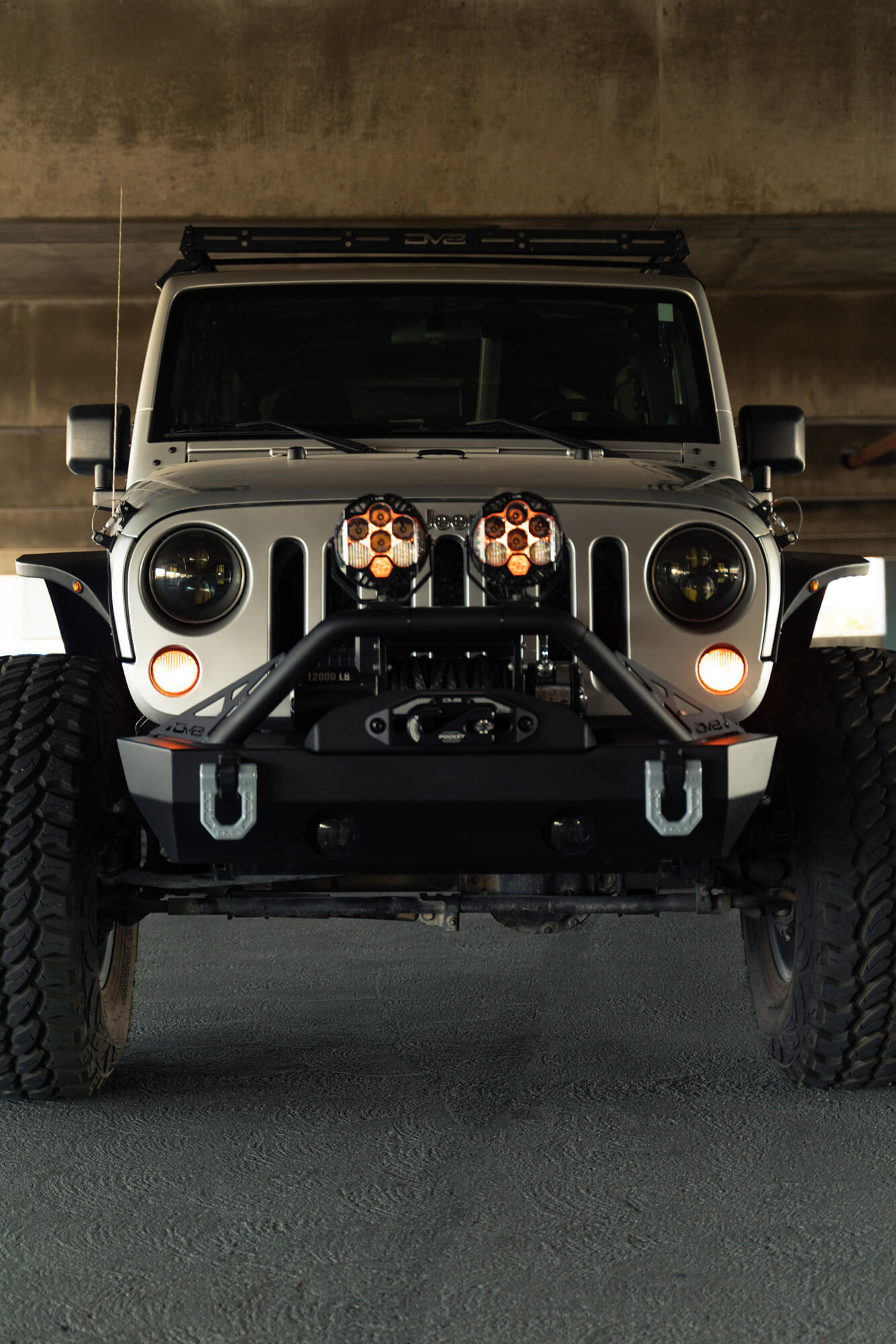 DV8 Offroad Jeep Wrangler JK Slim Fender Flares FDJK-07
