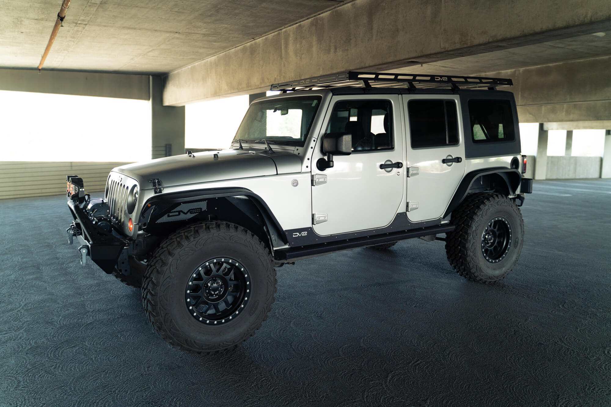 DV8 Offroad Jeep Wrangler JK Slim Fender Flares FDJK-07