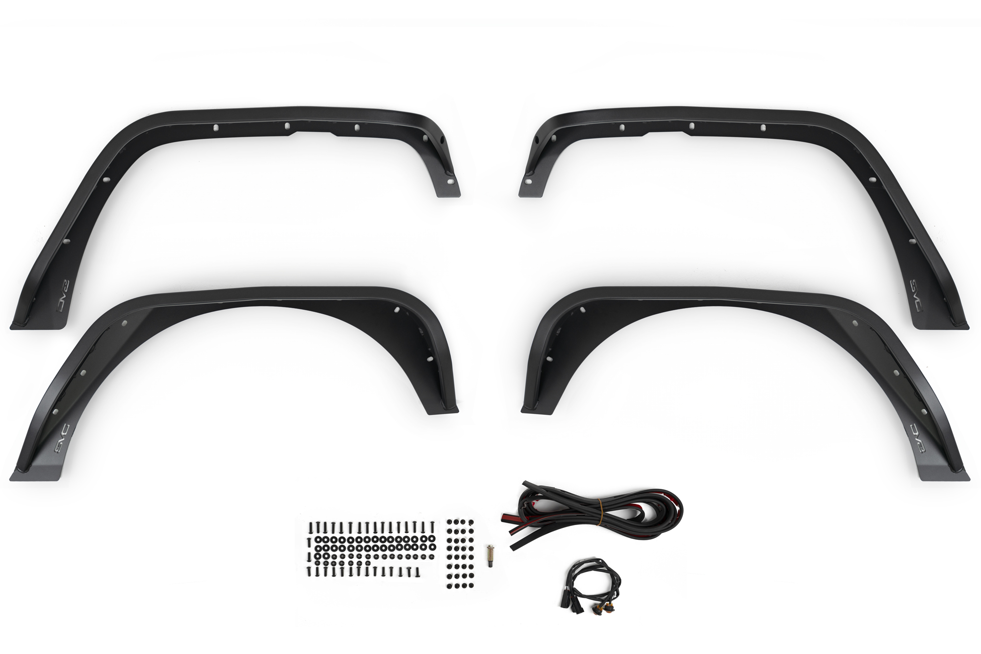 DV8 Offroad Jeep Wrangler JK Slim Fender Flares FDJK-07