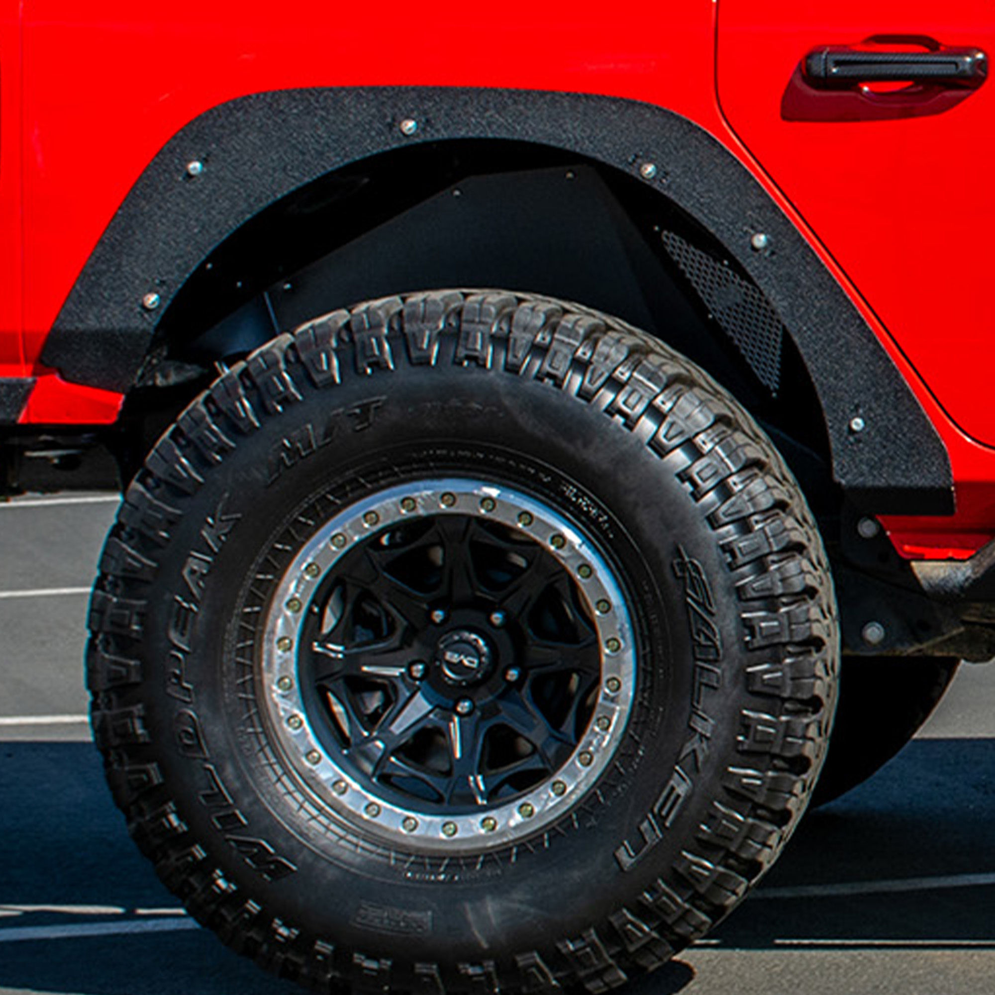 DV8 Offroad Fender Flares; Delete; Front & Rear FDJL-03
