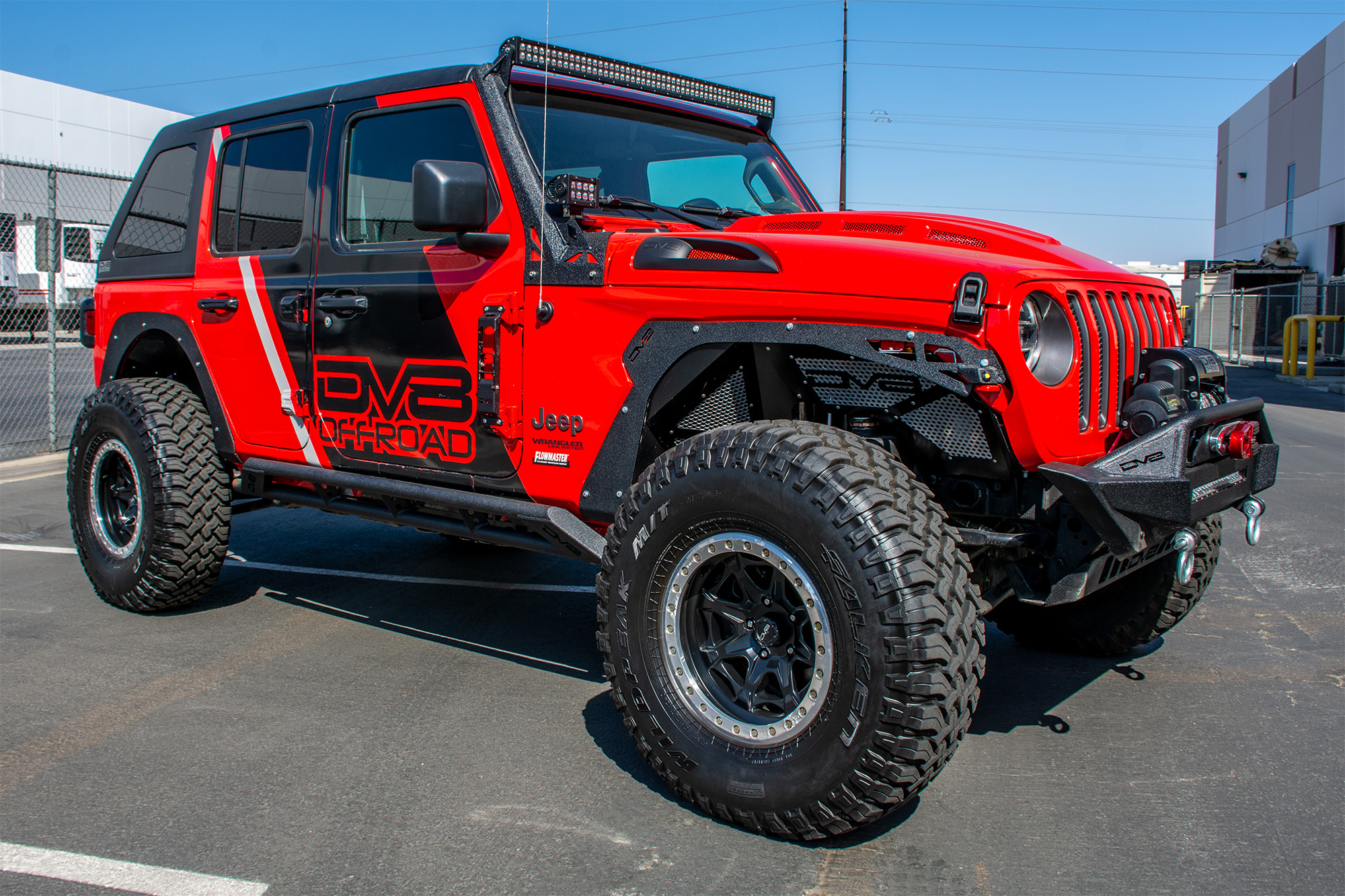 DV8 Offroad Fender Flares; Delete; Front & Rear FDJL-03