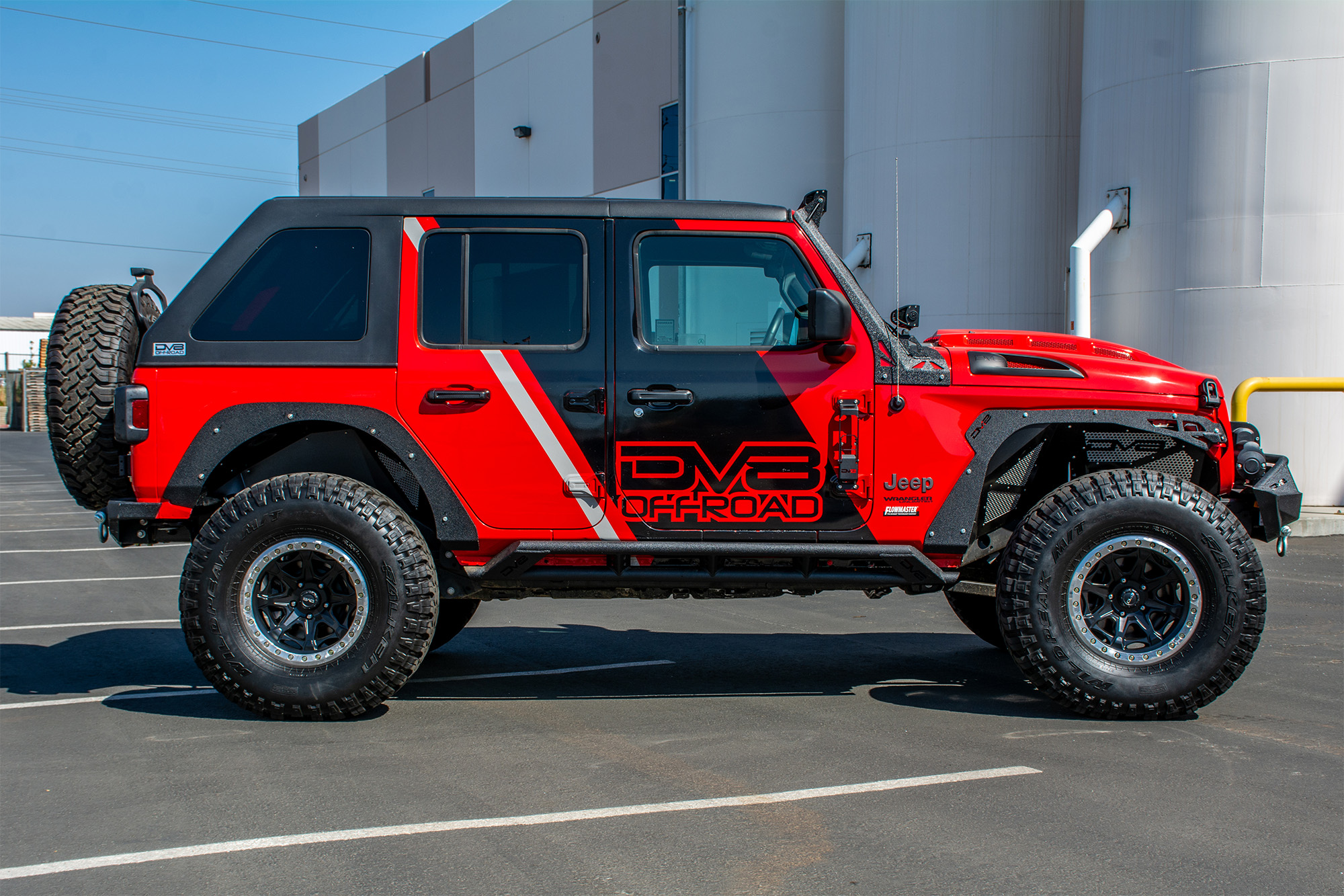DV8 Offroad Fender Flares; Delete; Front & Rear FDJL-03
