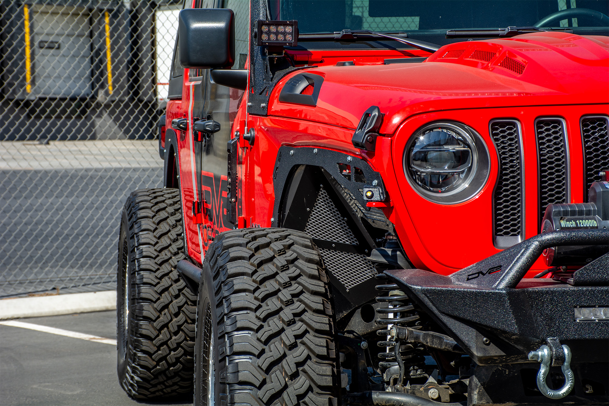 DV8 Offroad Fender Flares; Delete; Front & Rear FDJL-03