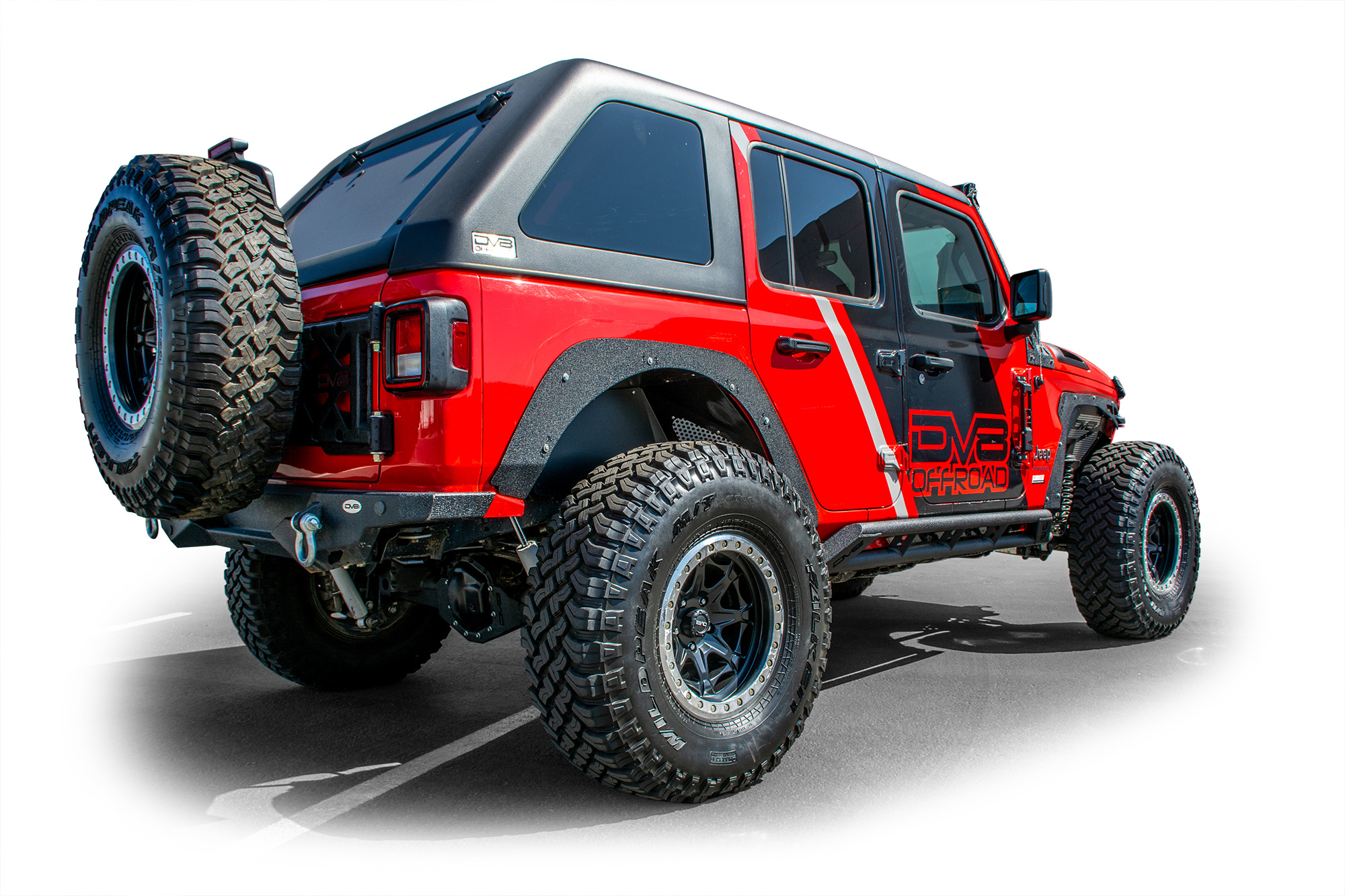 DV8 Offroad Fender Flares; Delete; Front & Rear FDJL-03
