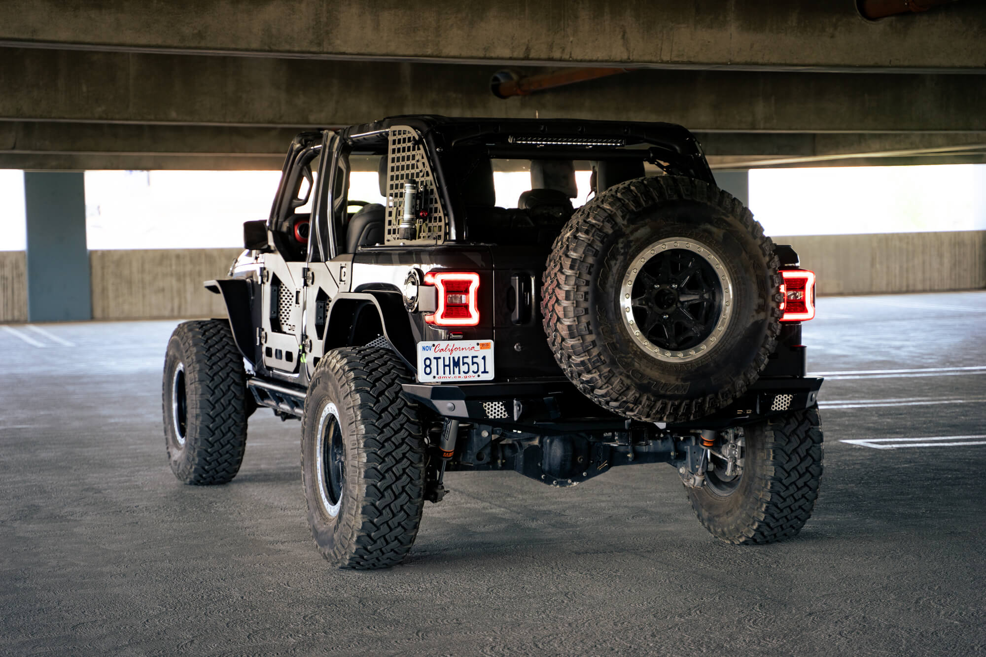 DV8 Offroad Jeep Wrangler JL Slim Fender Flares FDJL-07