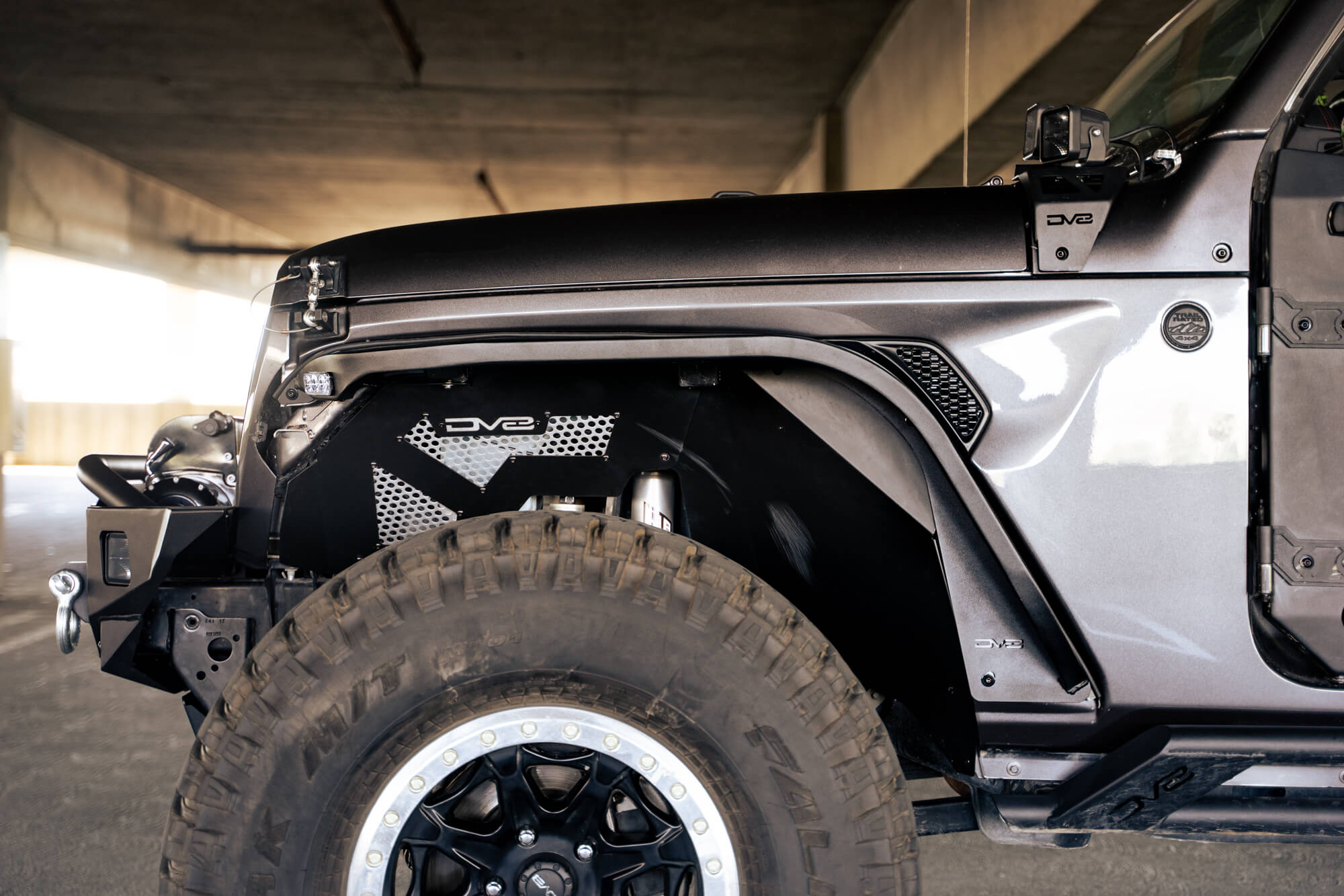 DV8 Offroad Jeep Wrangler JL Slim Fender Flares FDJL-07