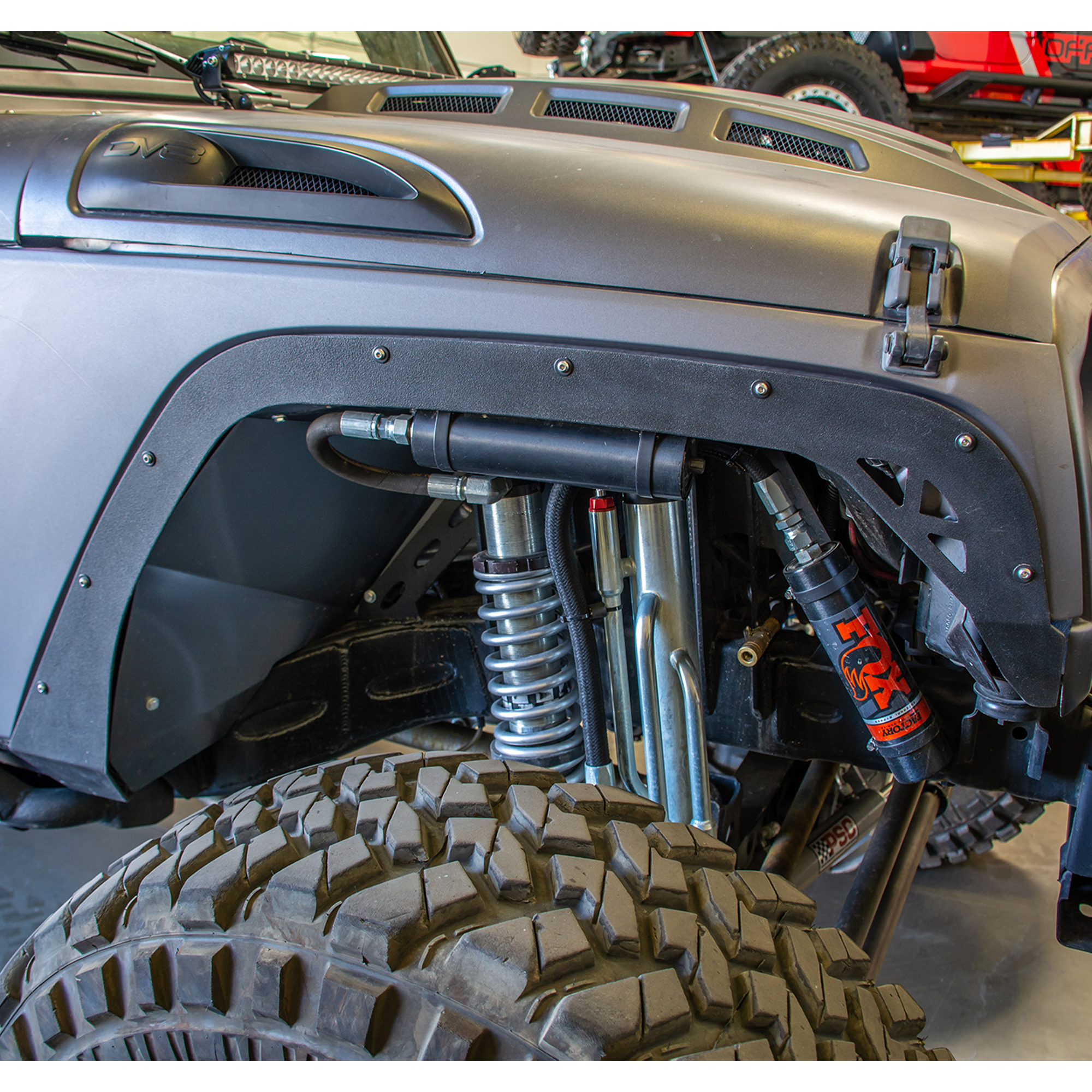 DV8 Offroad Fender Flares; Delete; Front & Rear FENDB-08